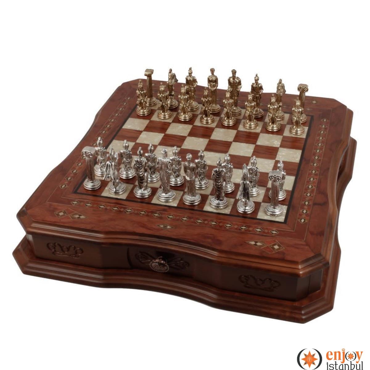 Butterfly Grand Chess Set - Rose