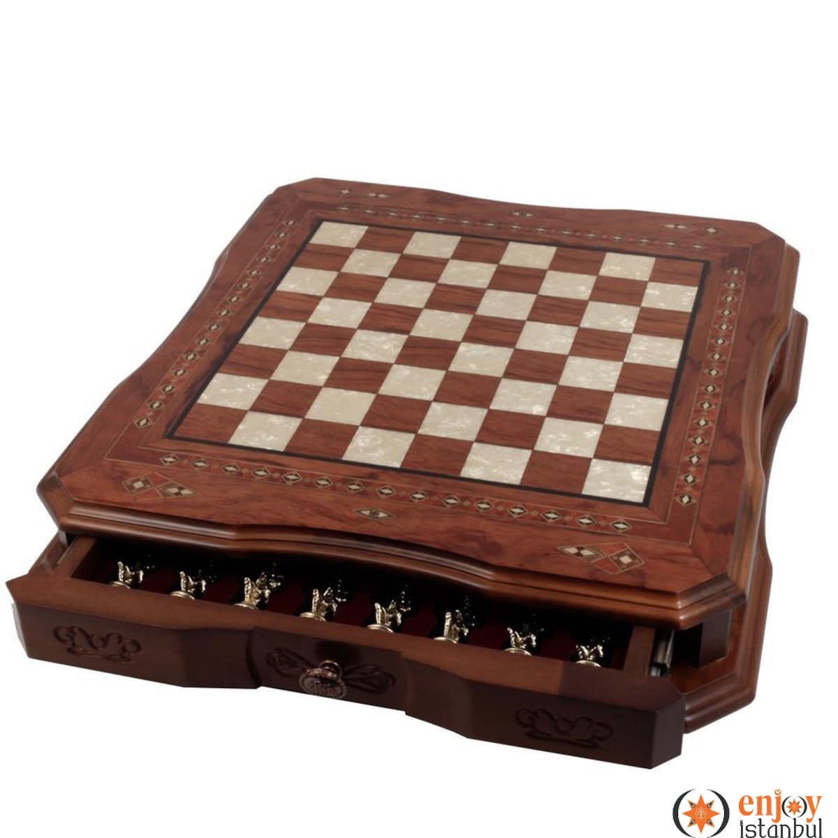 Butterfly Grand Chess Set - Rose