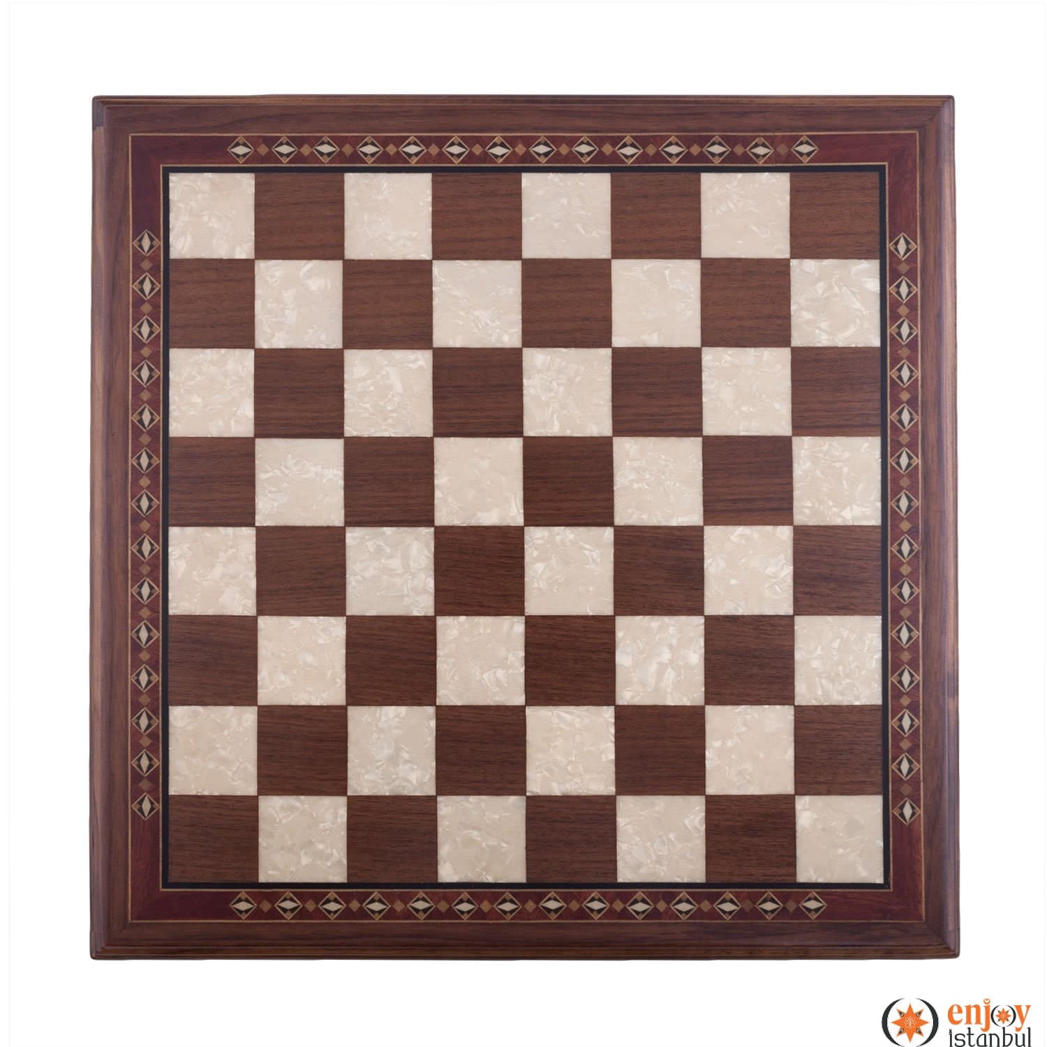 Flat Chess Set - Walnut
