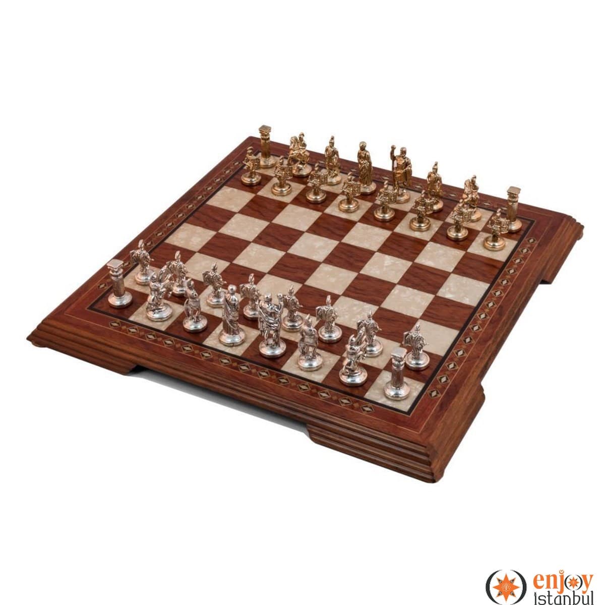 Flat Chess Set - Rose