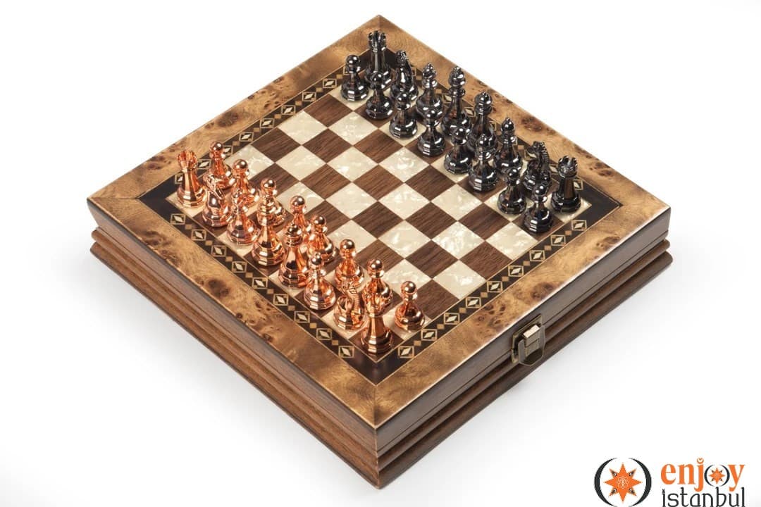 Selge Small Chess Set 25cm - Mazel