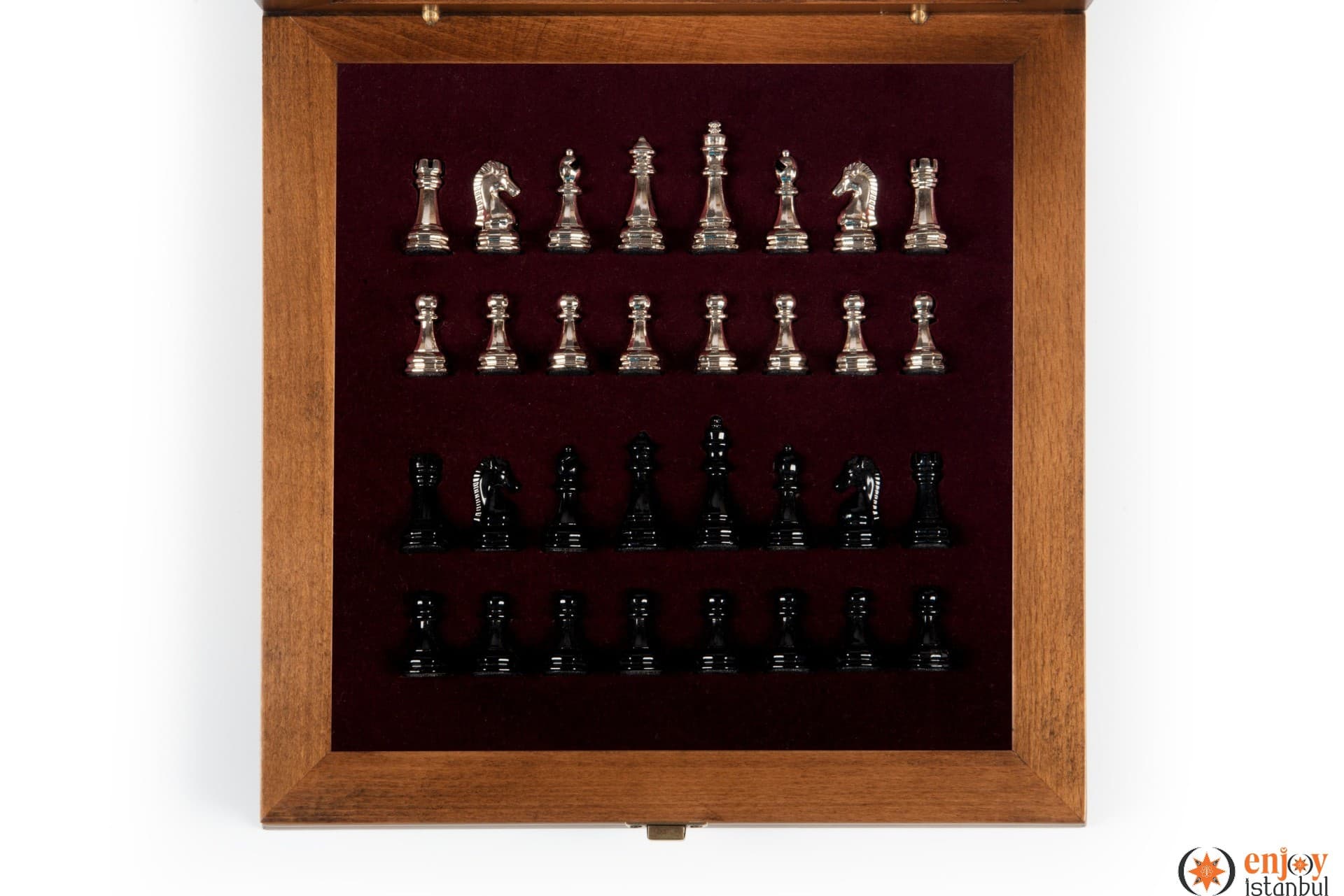 Selge Small Chess Set 25cm - Black