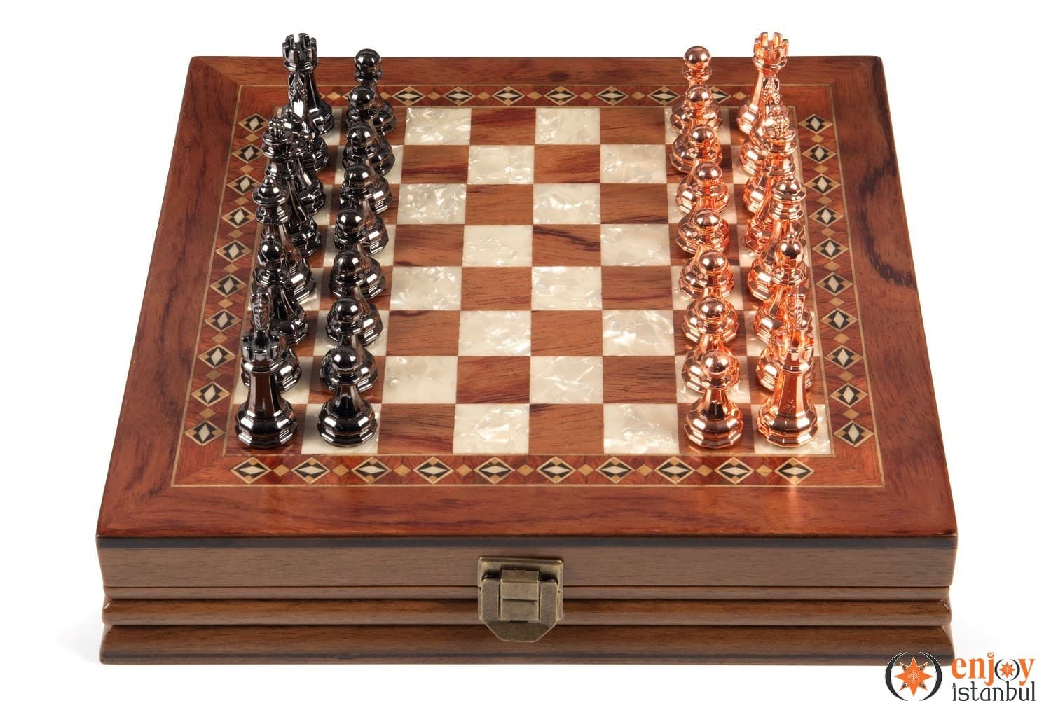 Selge Small Chess Set 25cm - Rose