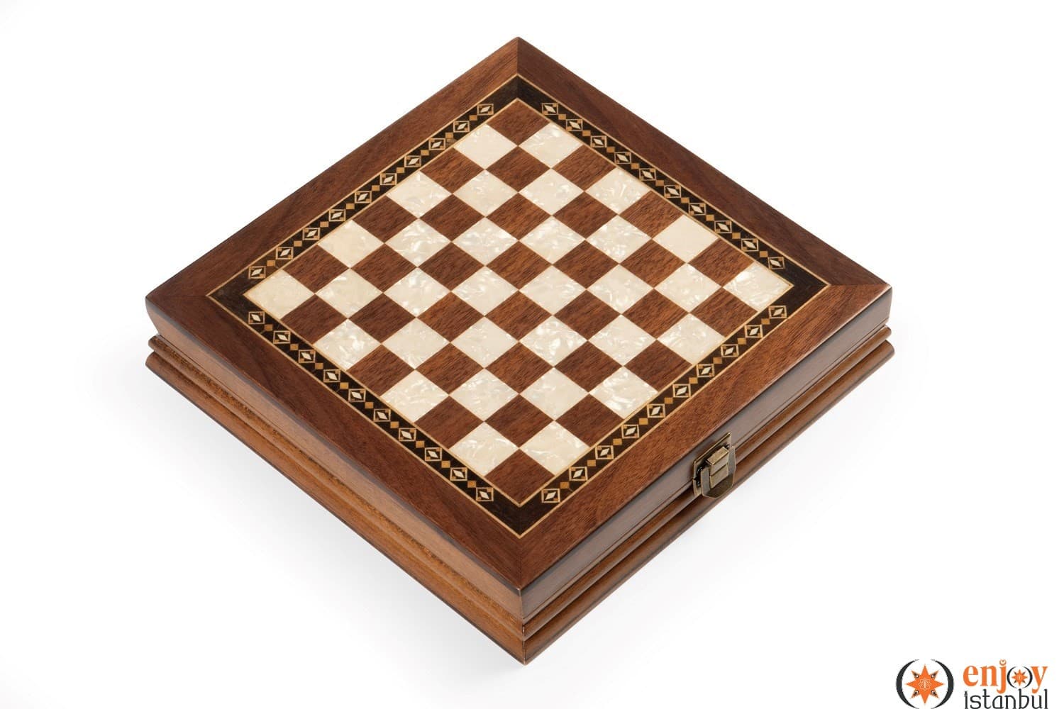 Selge Small Chess Set 25cm - Walnut