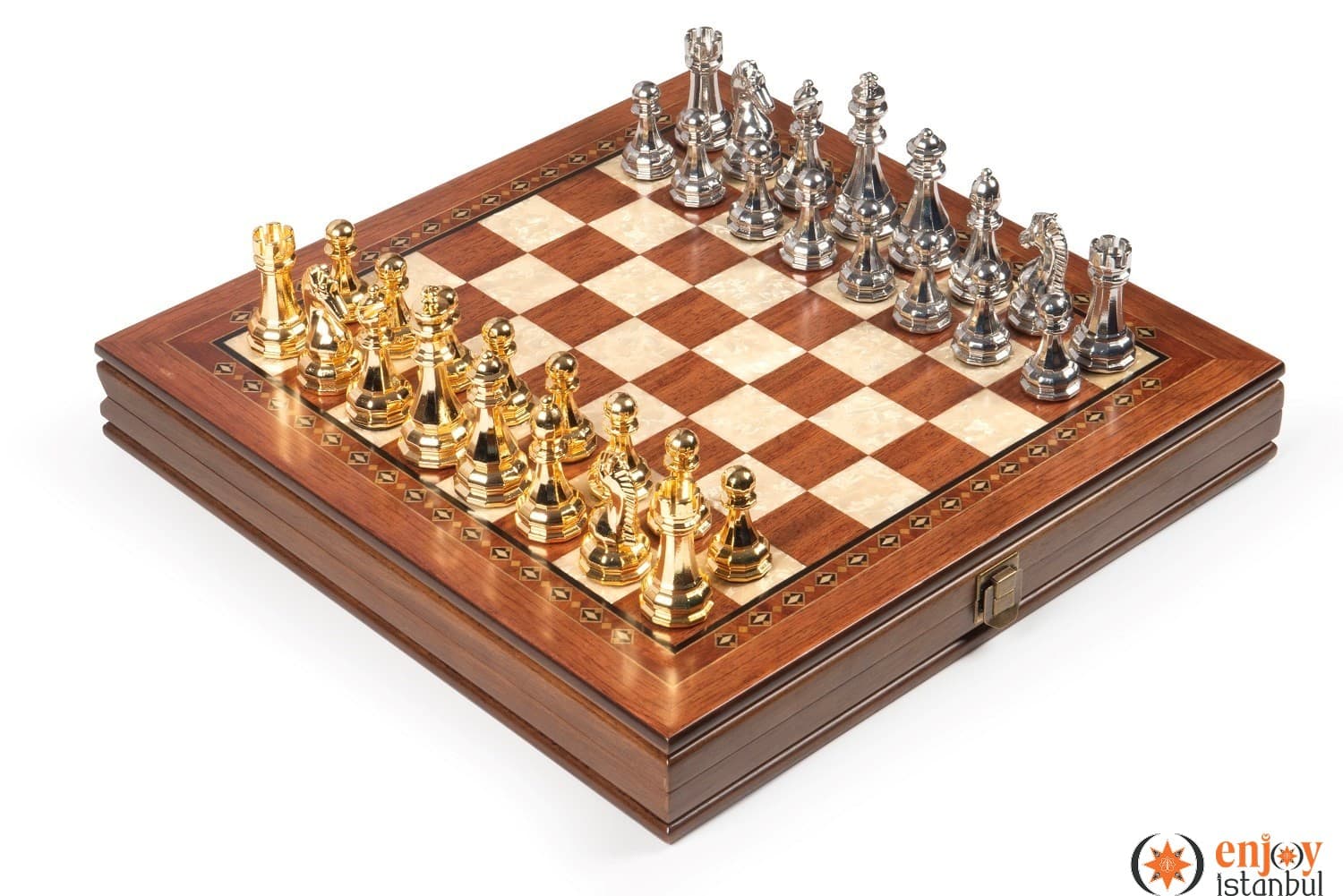 Selge Medium Size Chess Set 35cm - Rose