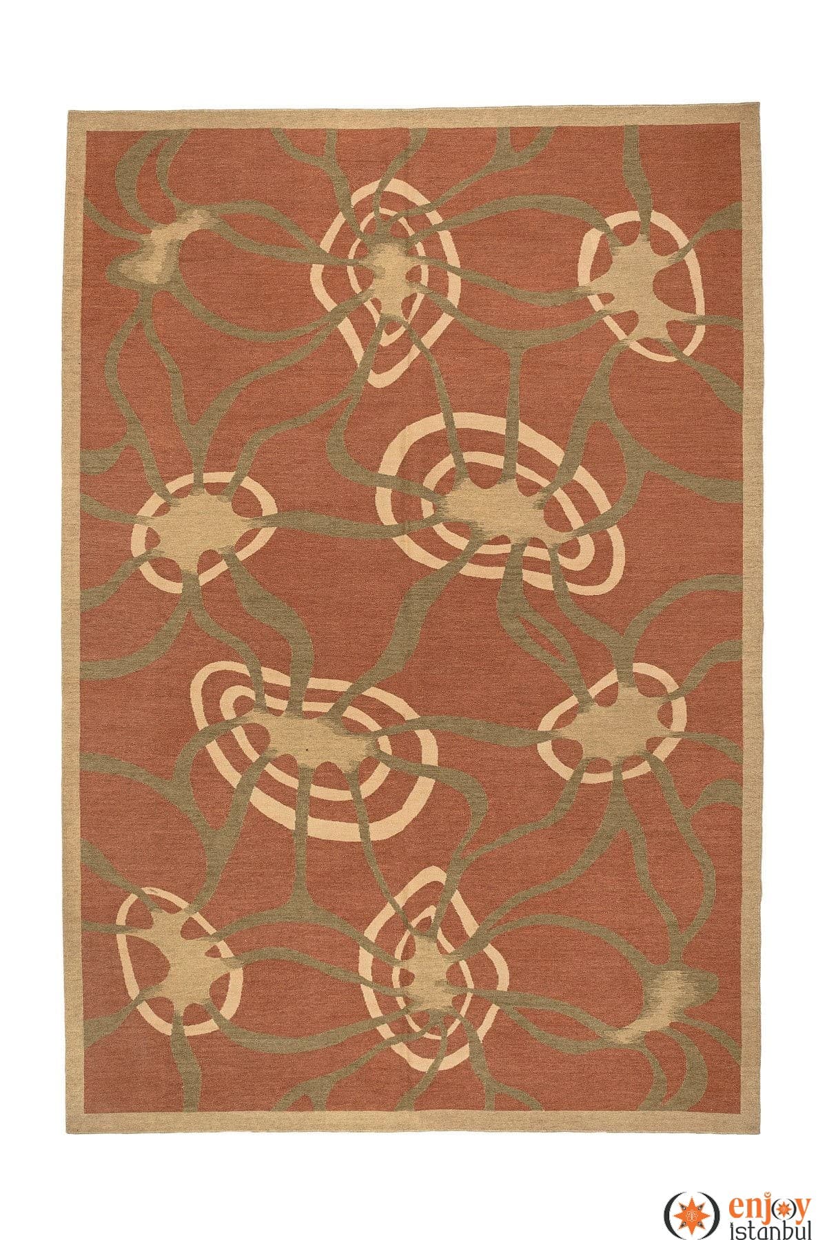 İmalat Kilim Rug (6.1 x 9.0 ft) - 120393