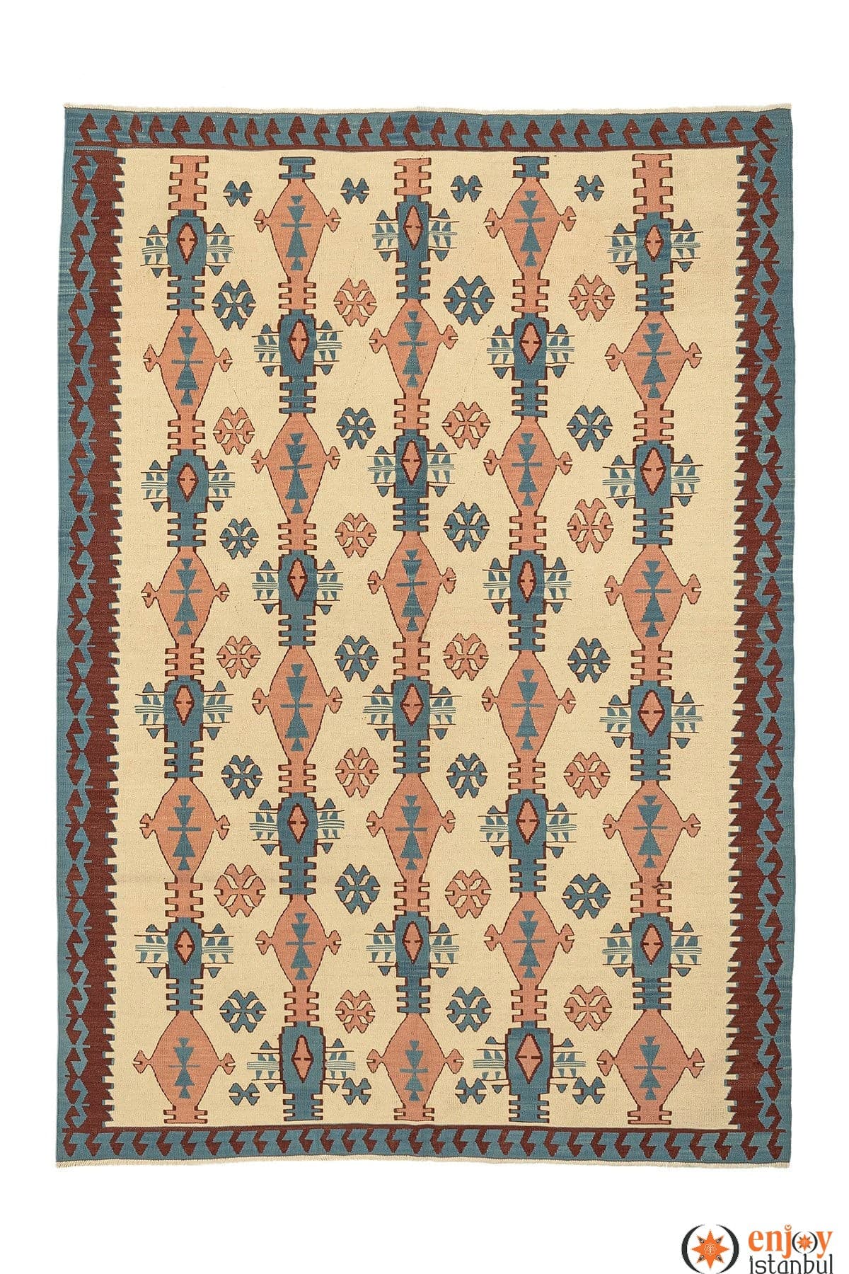 İmalat Kilim Rug (5.2 x 7.3 ft) - 130270