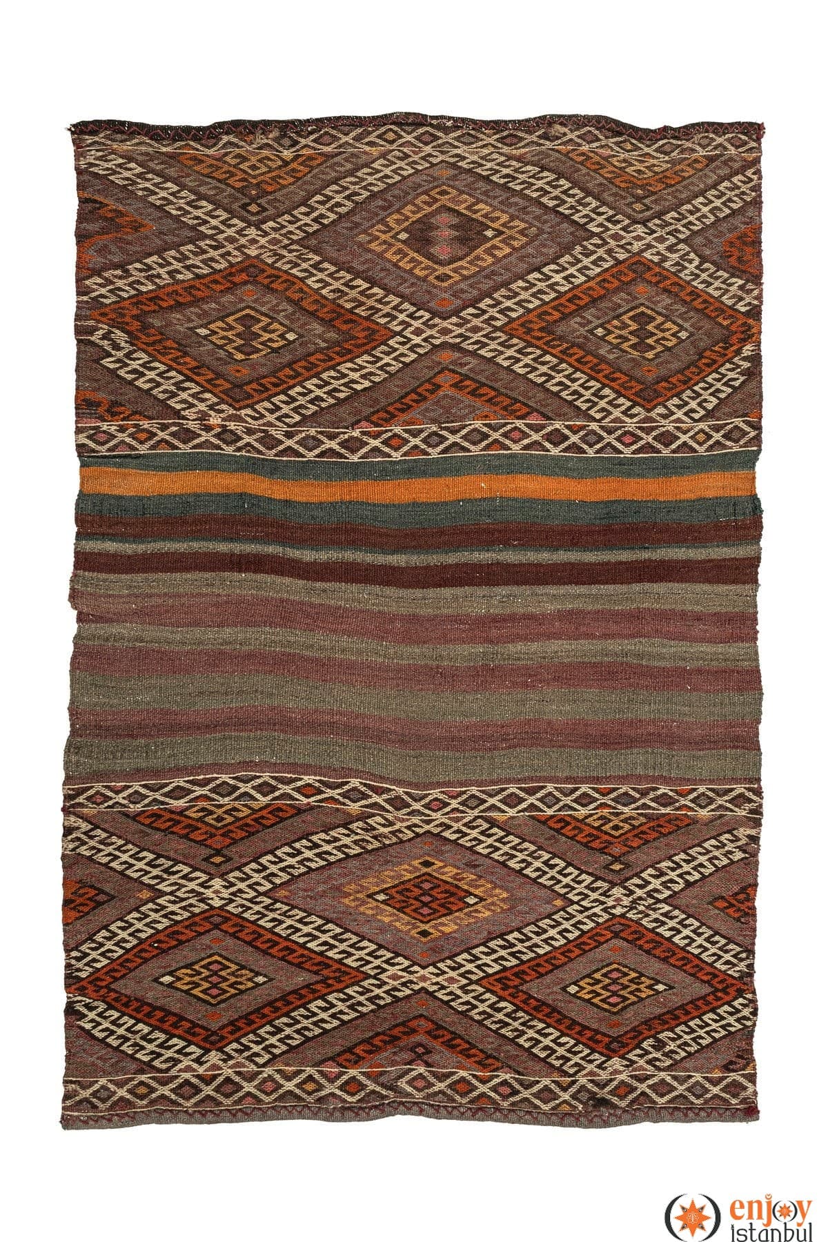 Bayburt Kilim Rug (3.1 x 4.6 ft) - 200165