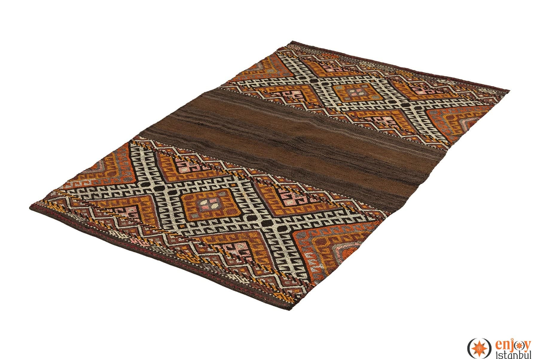 Bayburt Kilim Rug (3.1 x 4.7 ft) - 200766