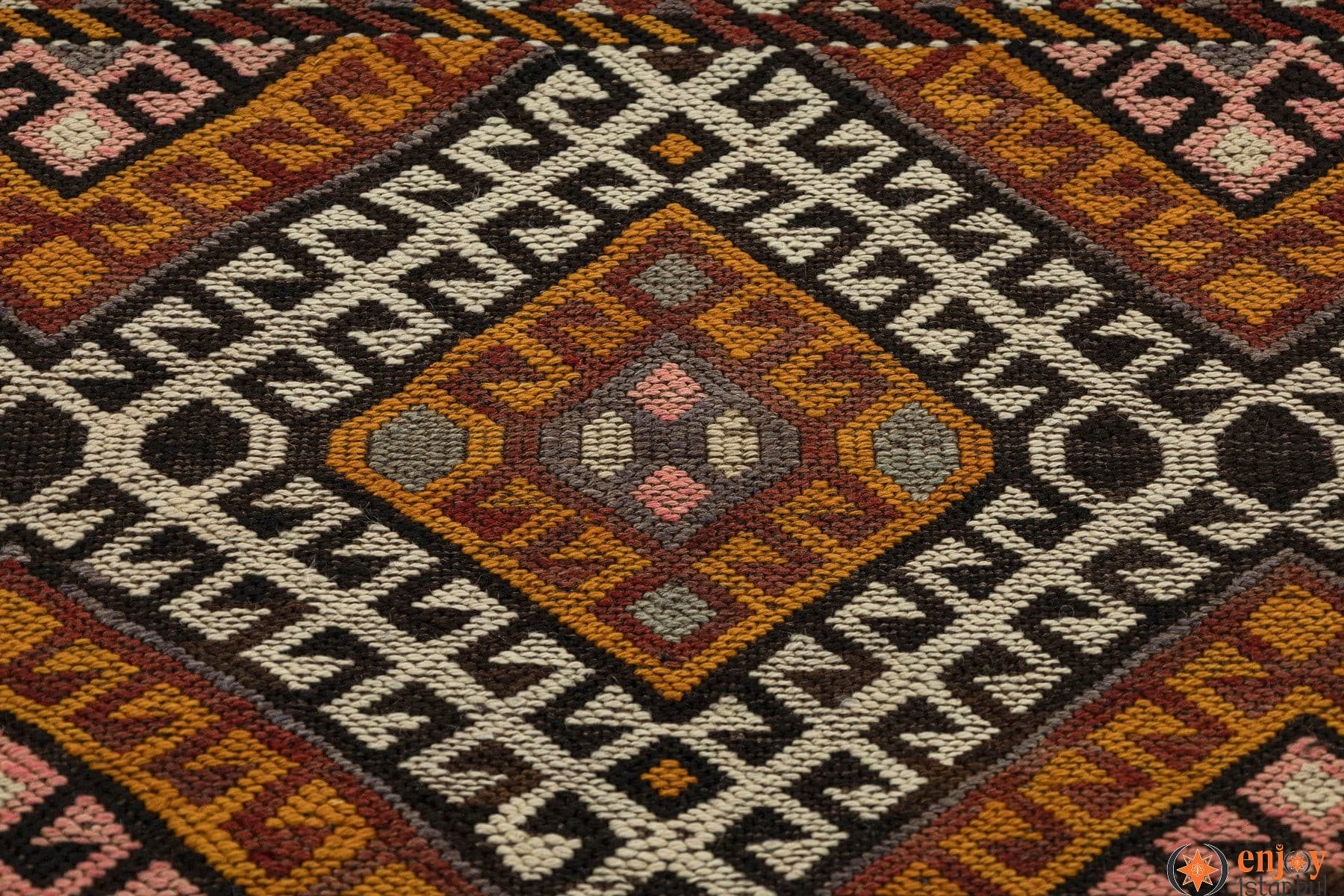 Bayburt Kilim Rug (3.1 x 4.7 ft) - 200766