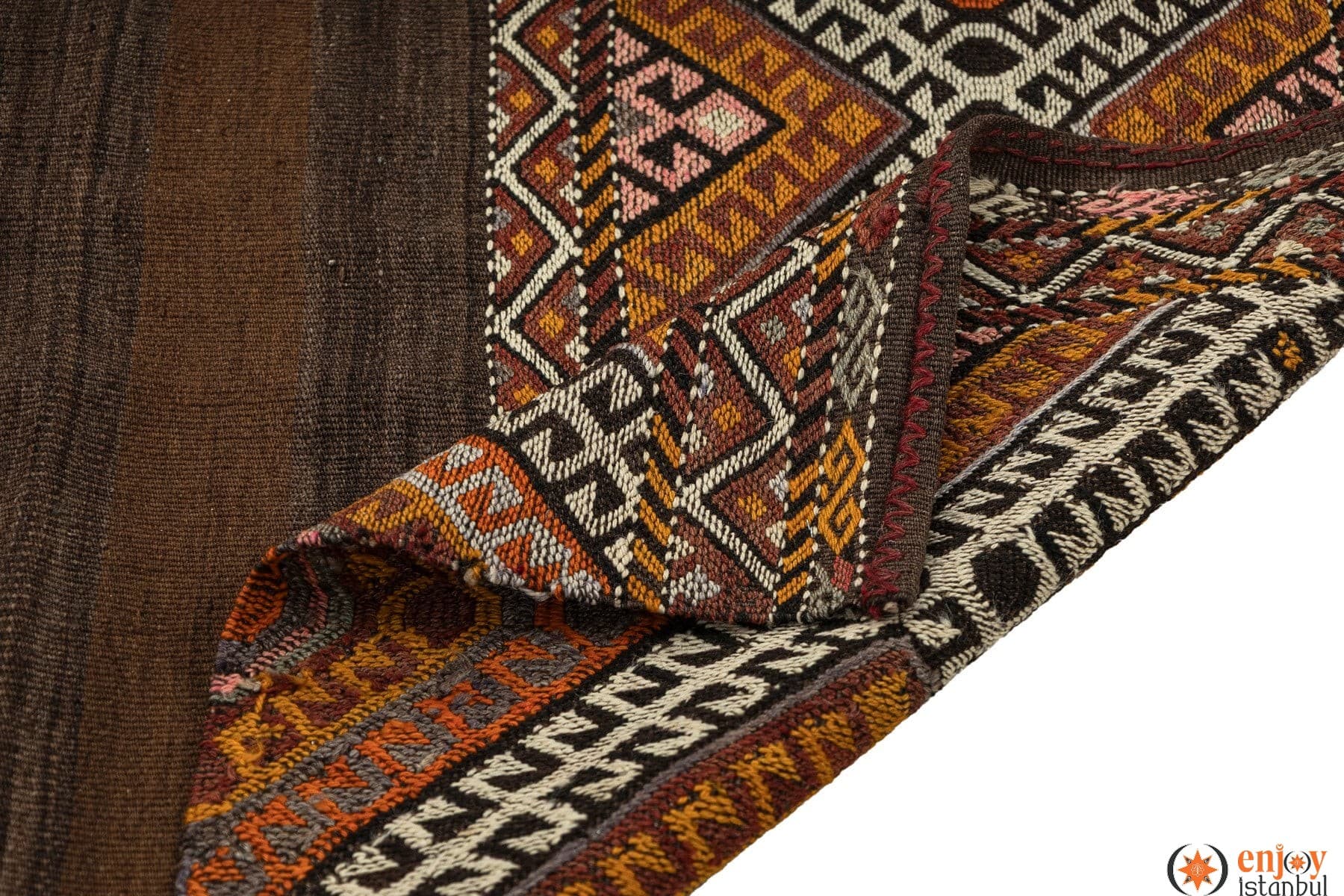Bayburt Kilim Rug (3.1 x 4.7 ft) - 200766