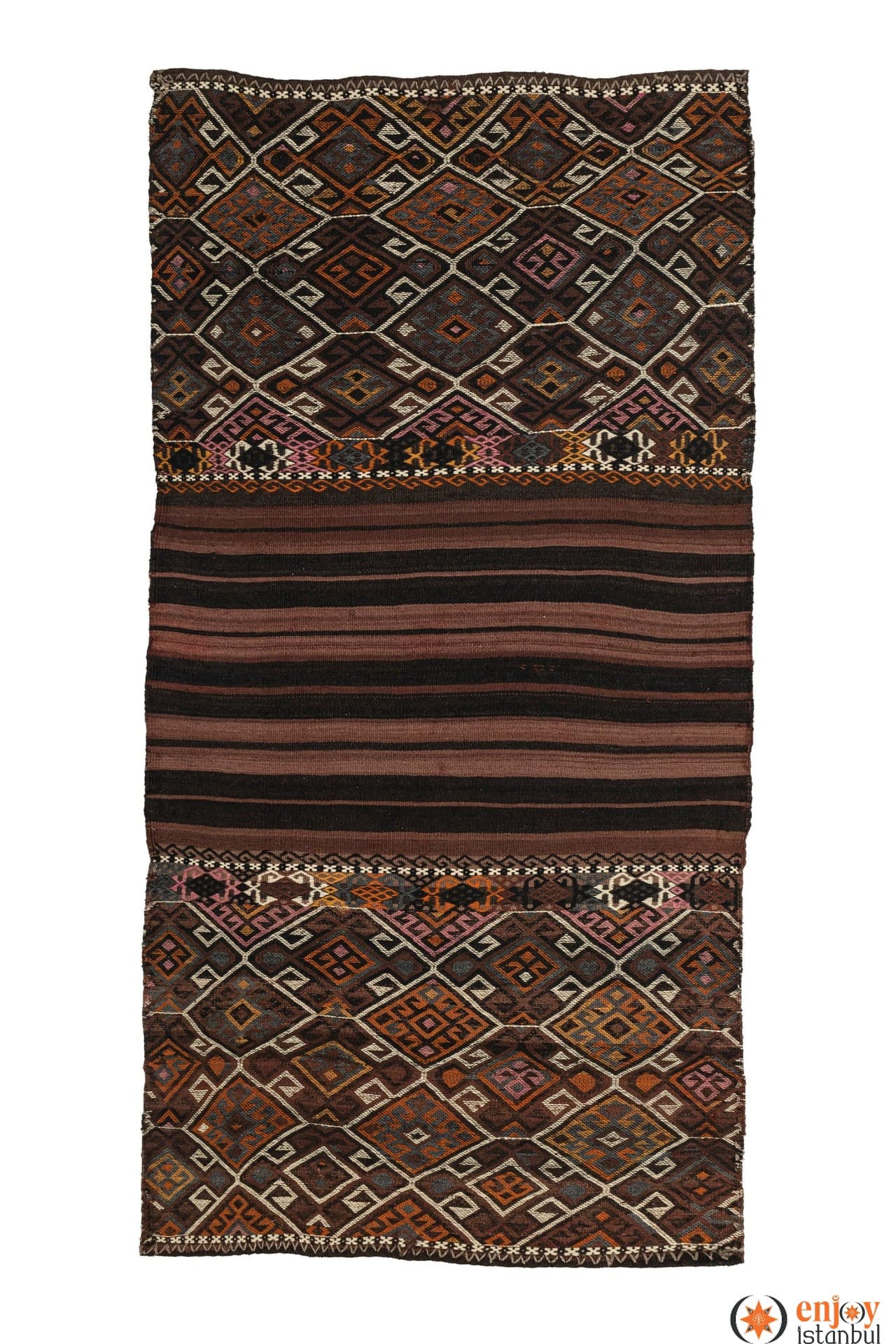 Bayburt Kilim Rug (3.3 x 6.6 ft) - 220524