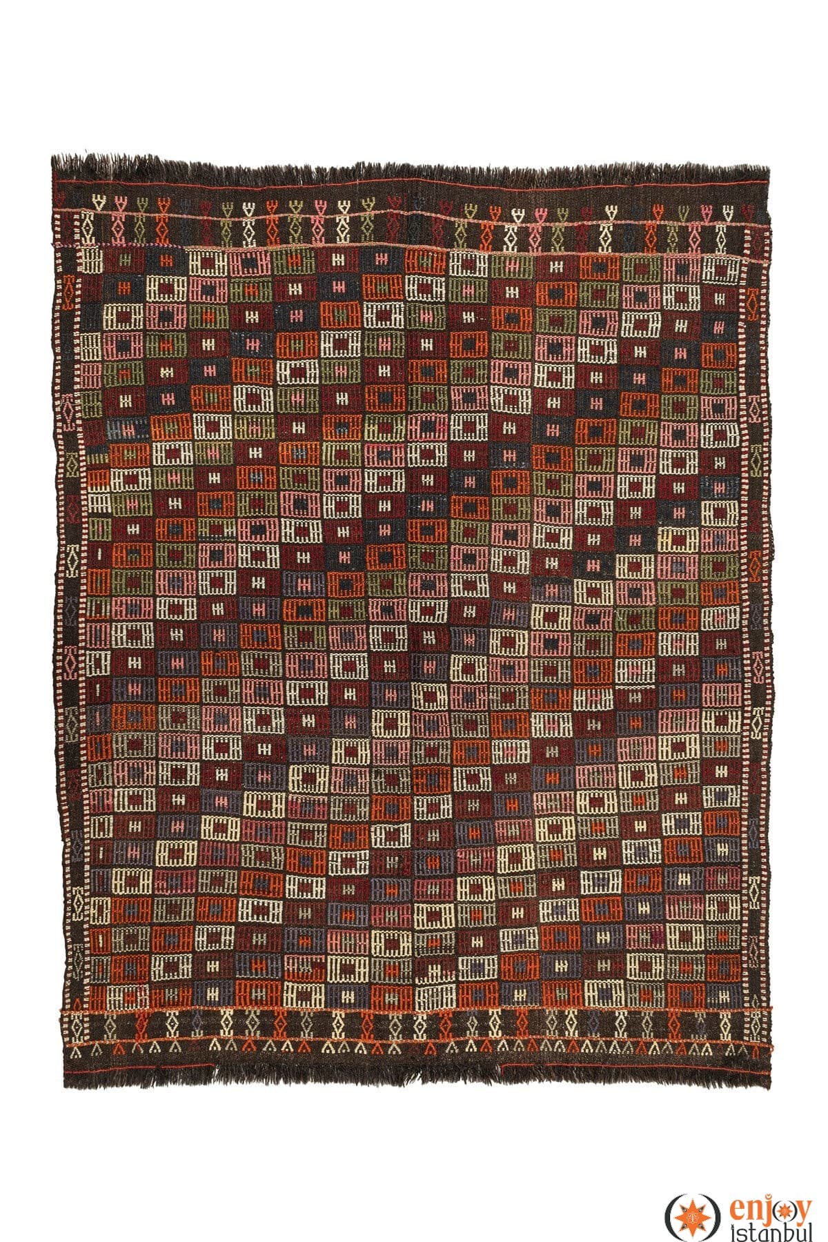 Konya Kilim Rug (4.9 x 6.0 ft) - 240032