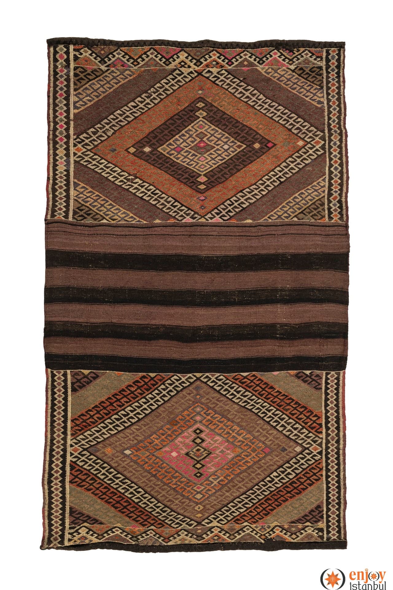 Bayburt Kilim Rug (3.2 x 5.2 ft) - 240257