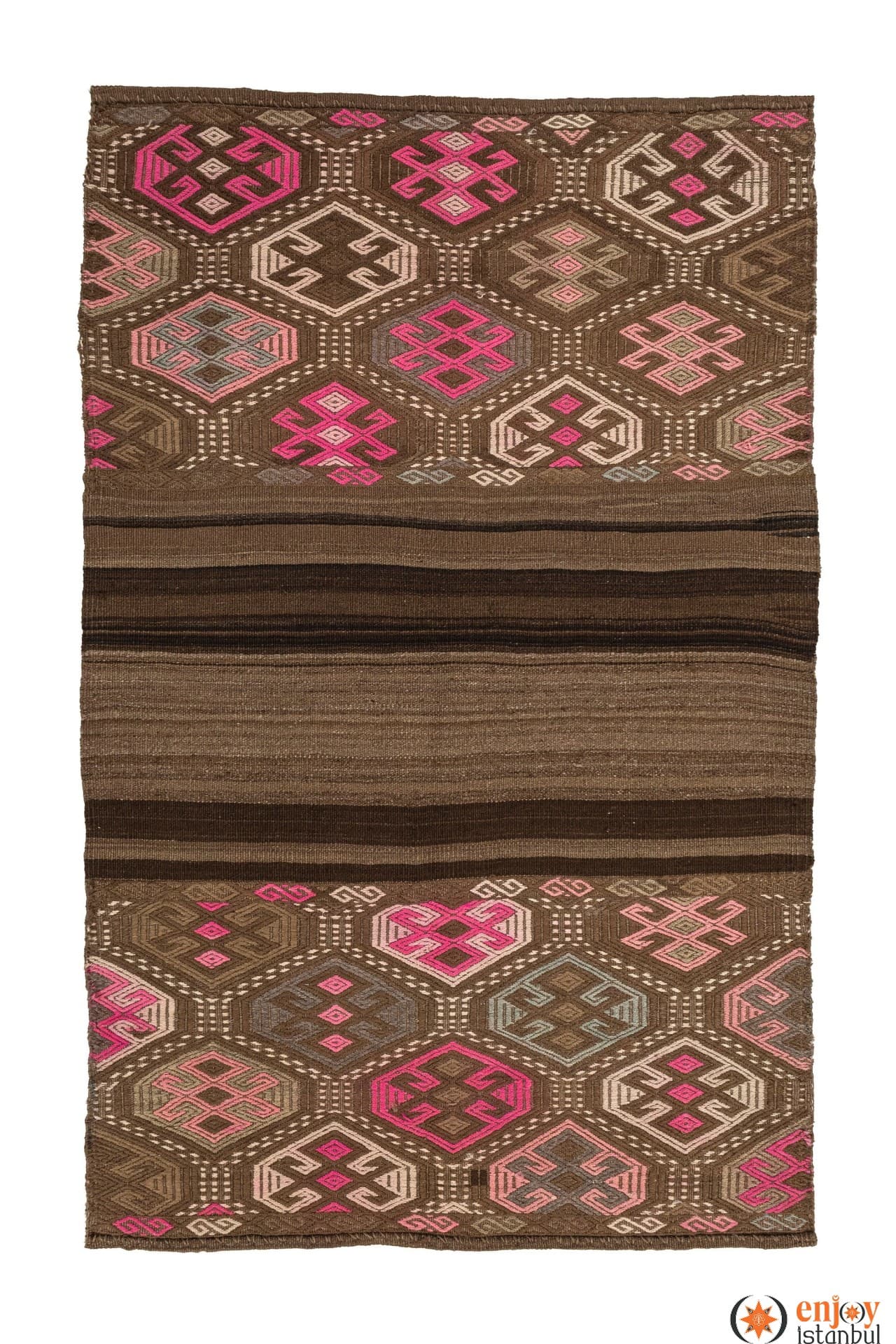 Bayburt Kilim Rug (3.7 x 5.7 ft) - 240446