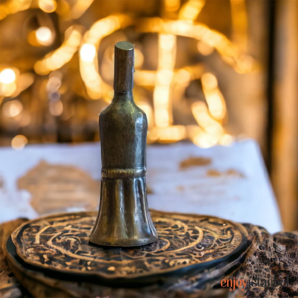 Spiraling Elegance: Handcrafted Brass Whirling Dervish with Long Design- 9 Cm / 3.54 inches