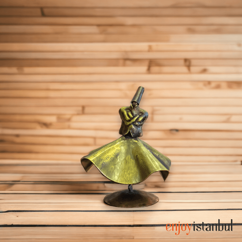 Serenity Spinner: Handcrafted Brass Whirling Dervish with Indoor Design- No2