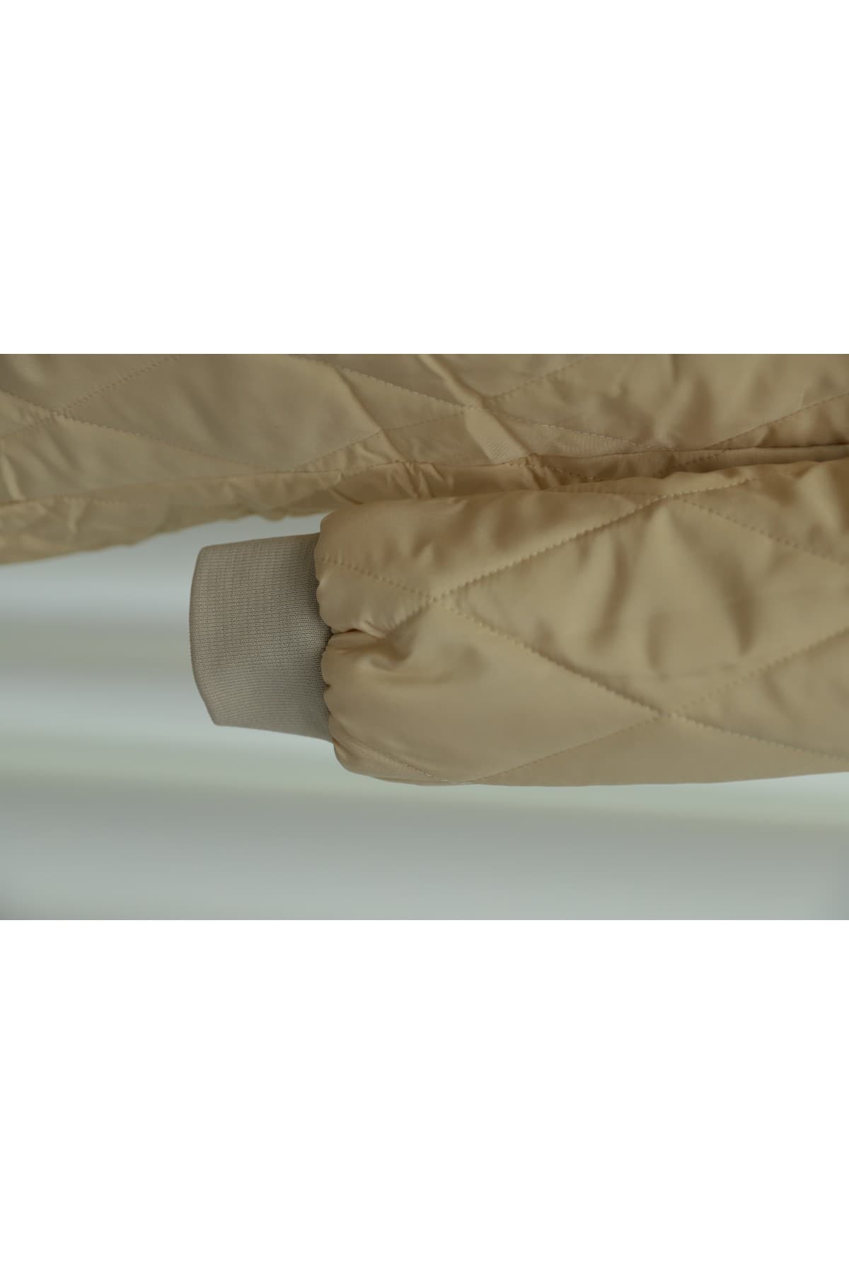 Hooded Pocket Zippered Lined Quilted Coat