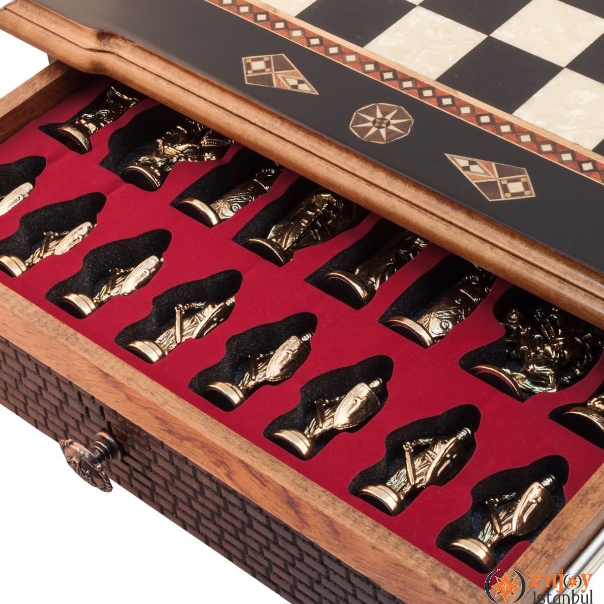 Castle Grand Chess Set - Black