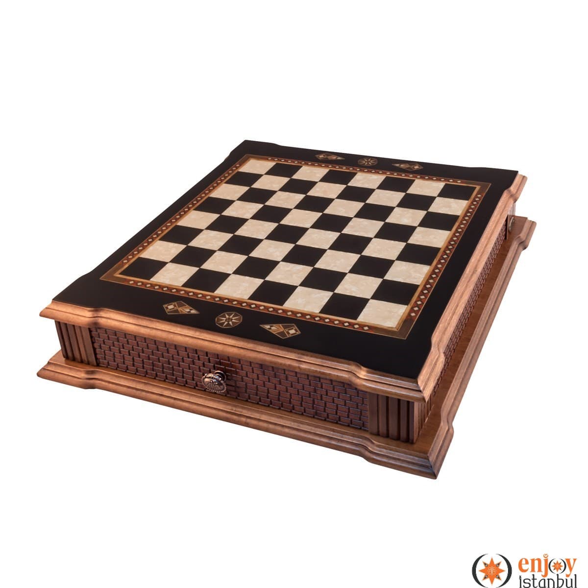 Castle Grand Chess Set - Black