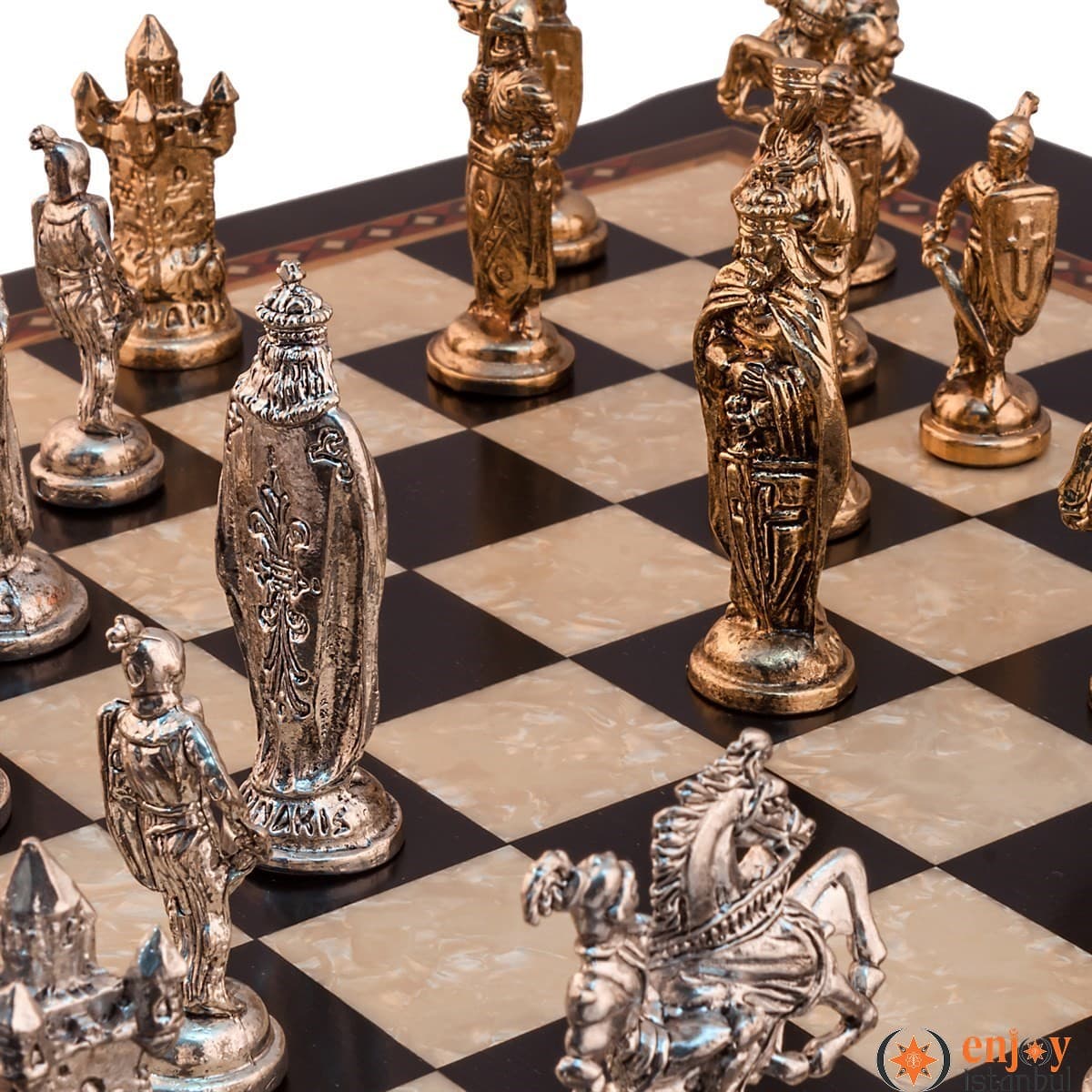 Castle Grand Chess Set - Black
