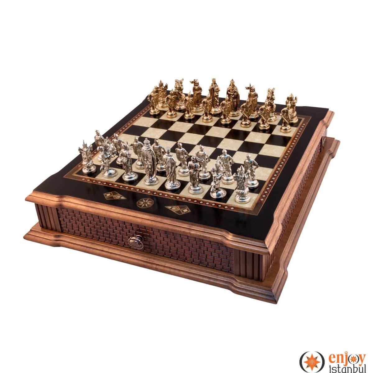Castle Grand Chess Set - Black