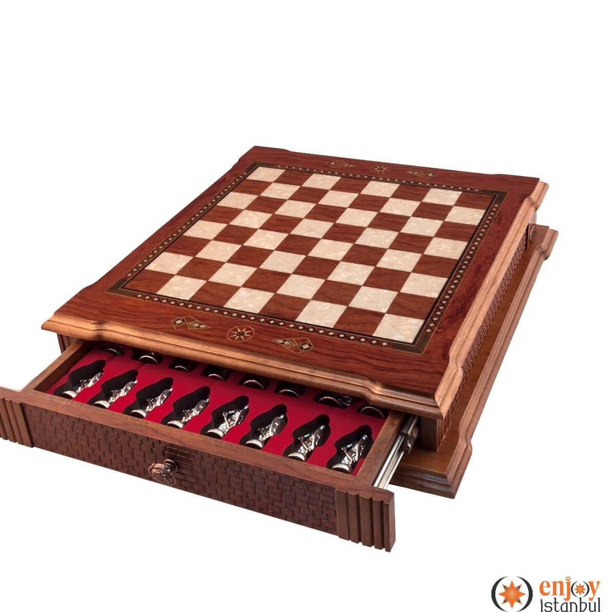 Castle Grand Chess Set - Rose