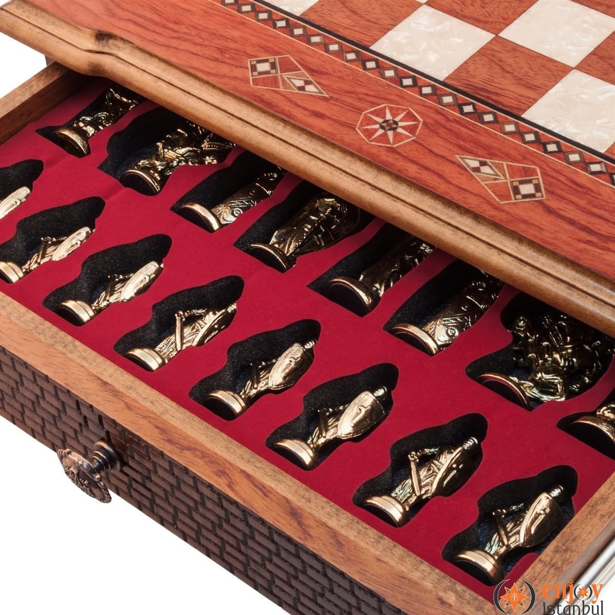 Castle Grand Chess Set - Rose