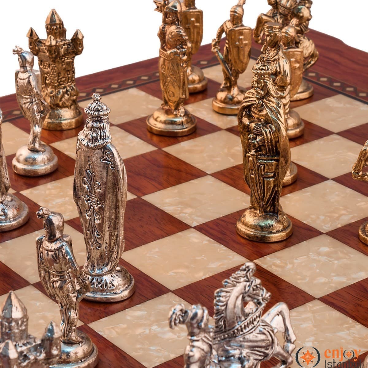 Castle Grand Chess Set - Rose