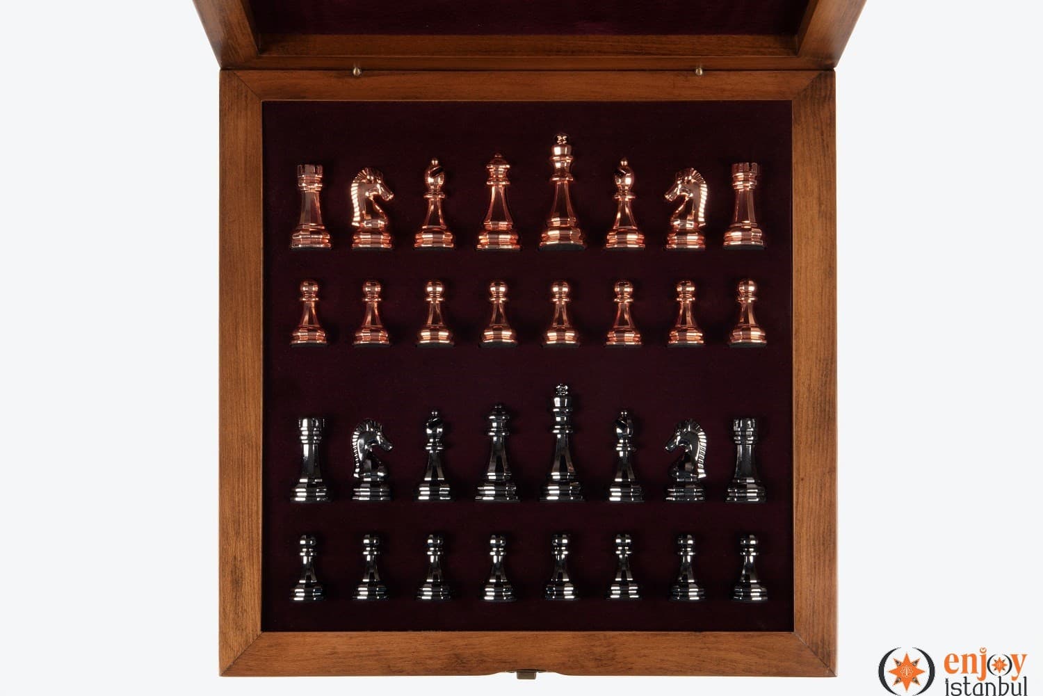 Selge Medium Chess Set 35cm - Black