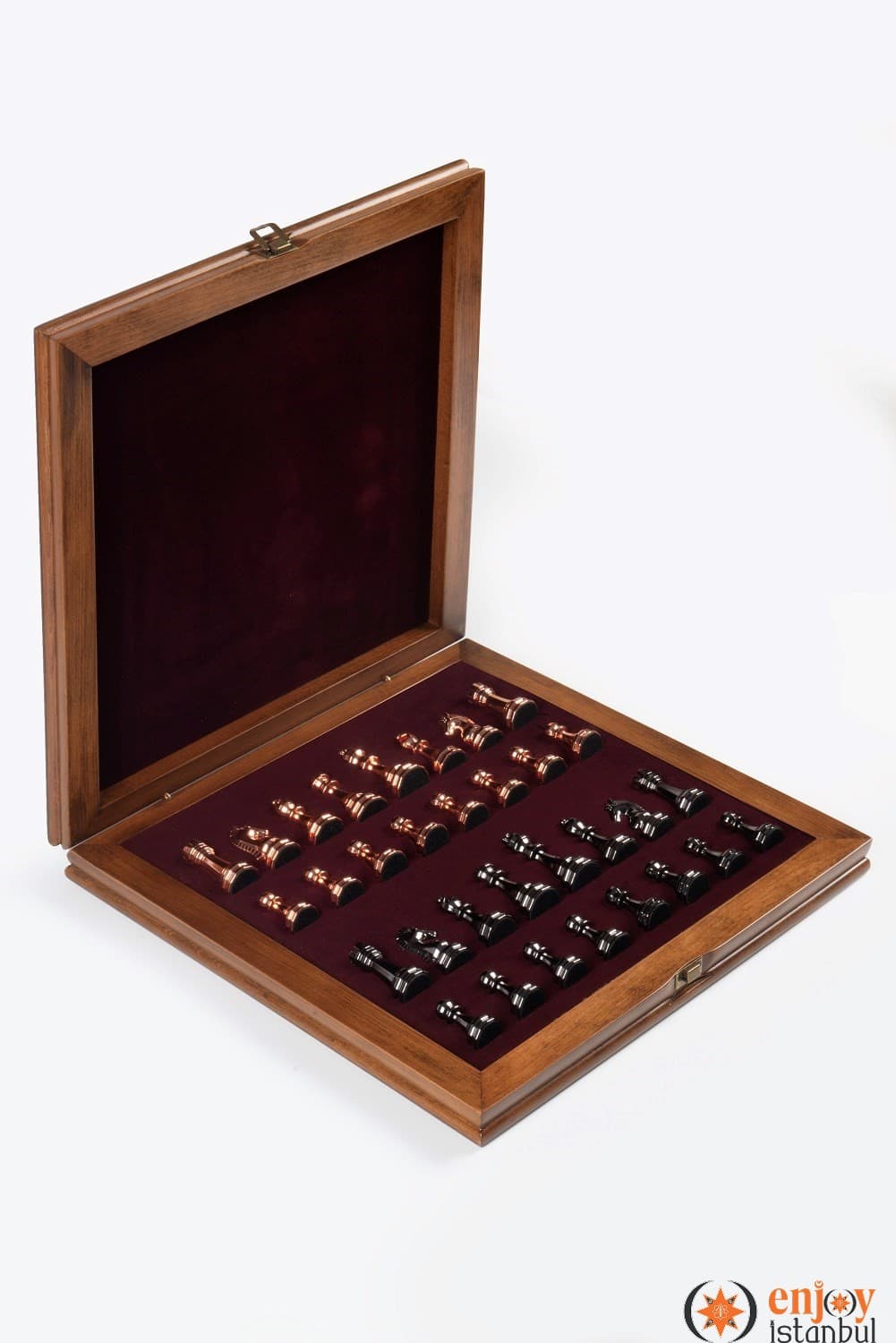 Selge Medium Chess Set 35cm - Black