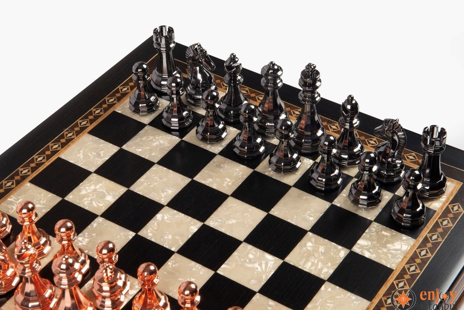 Selge Medium Chess Set 35cm - Black