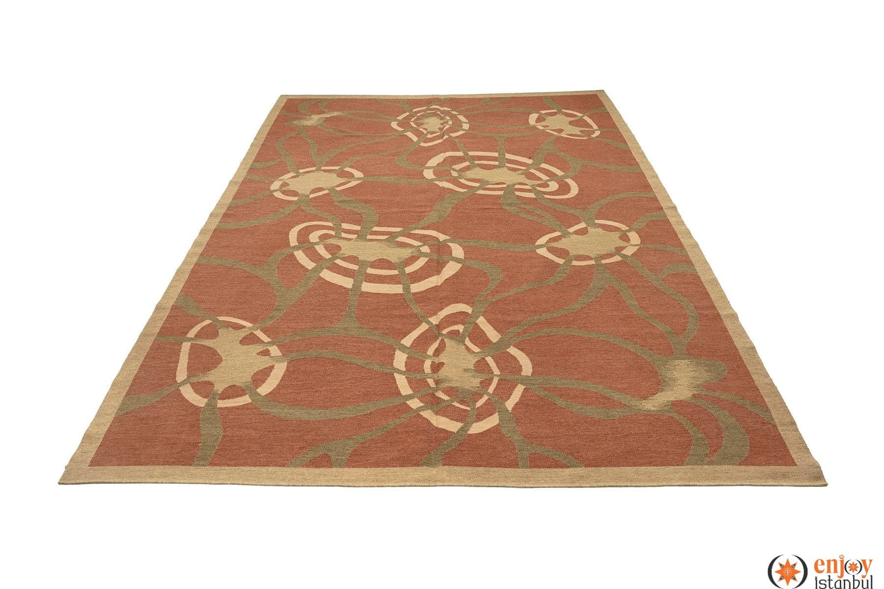 İmalat Kilim Rug (6.1 x 9.0 ft) - 120393
