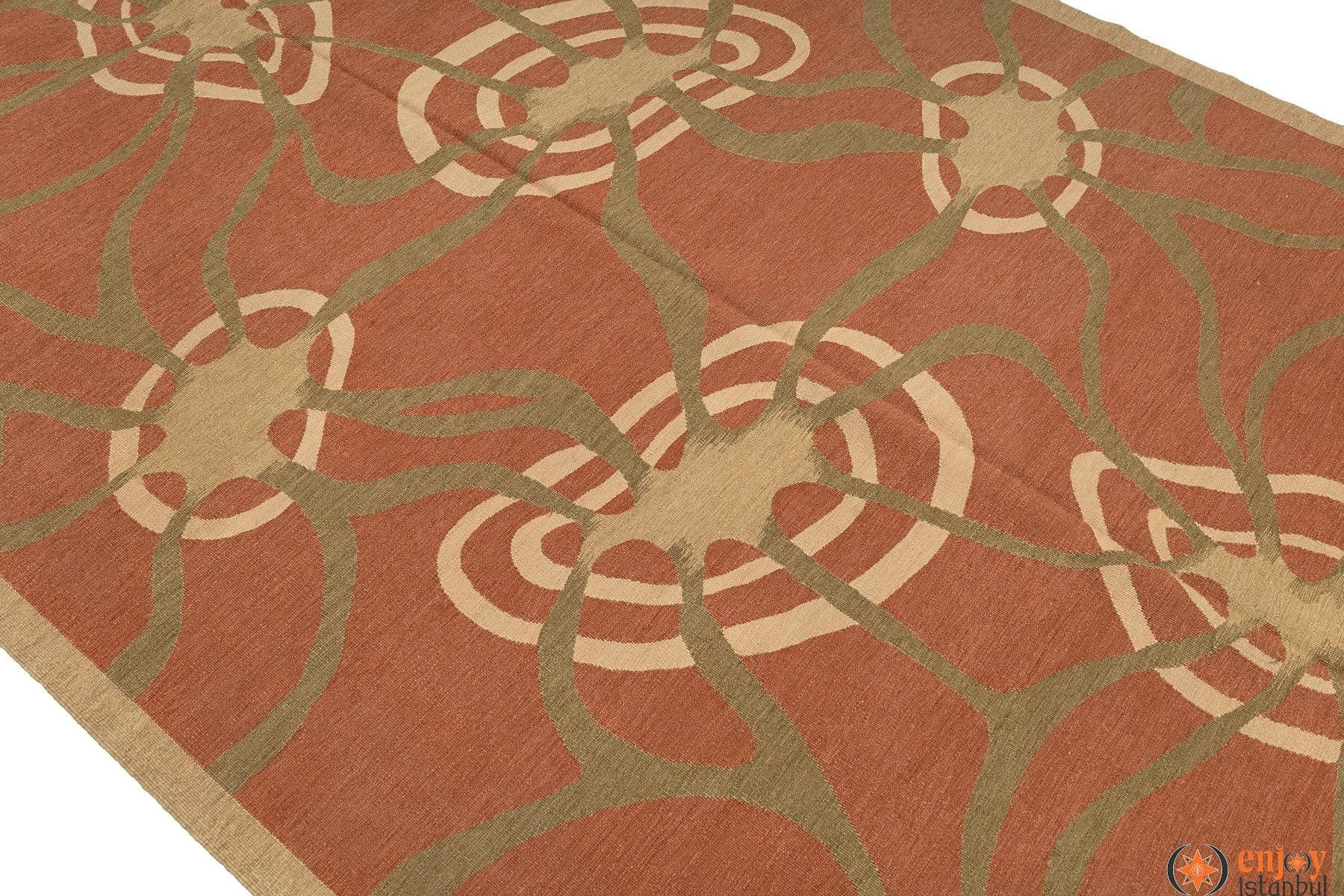 İmalat Kilim Rug (6.1 x 9.0 ft) - 120393
