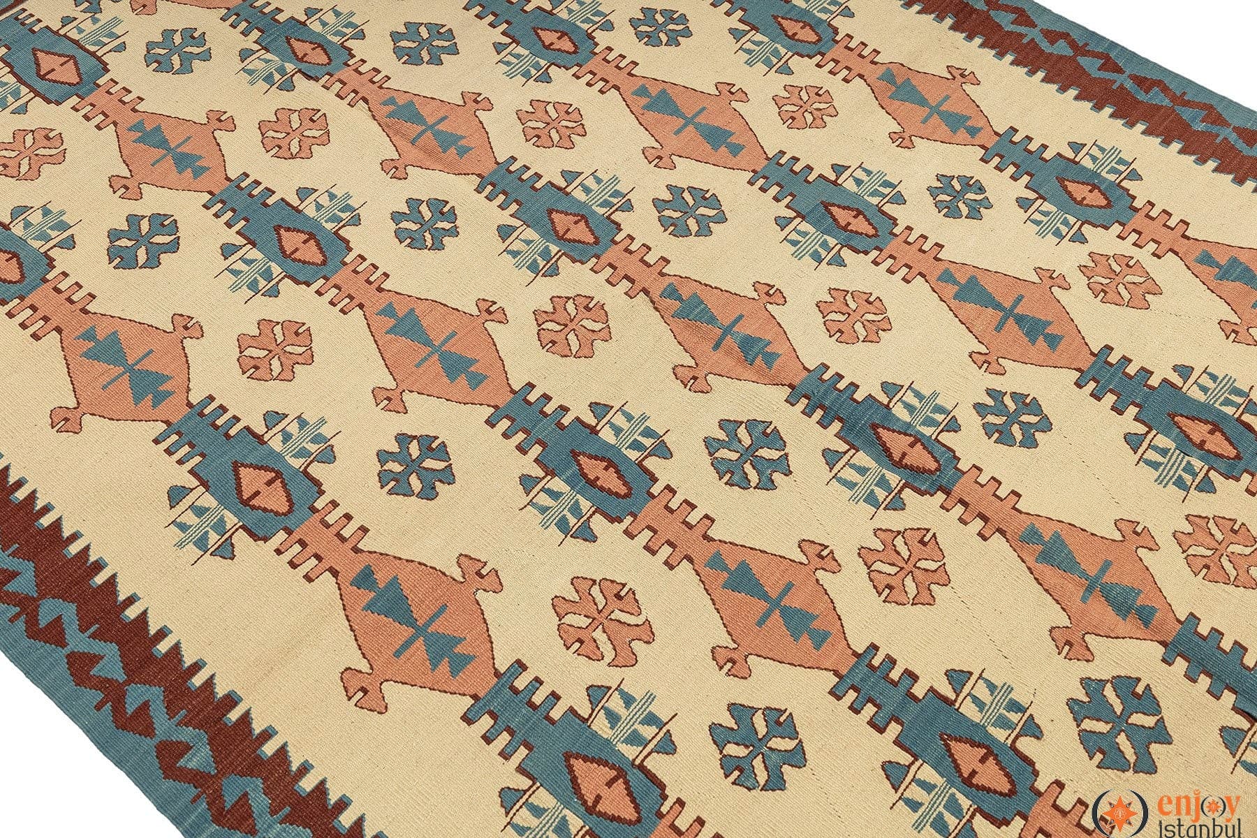 İmalat Kilim Rug (5.2 x 7.3 ft) - 130270