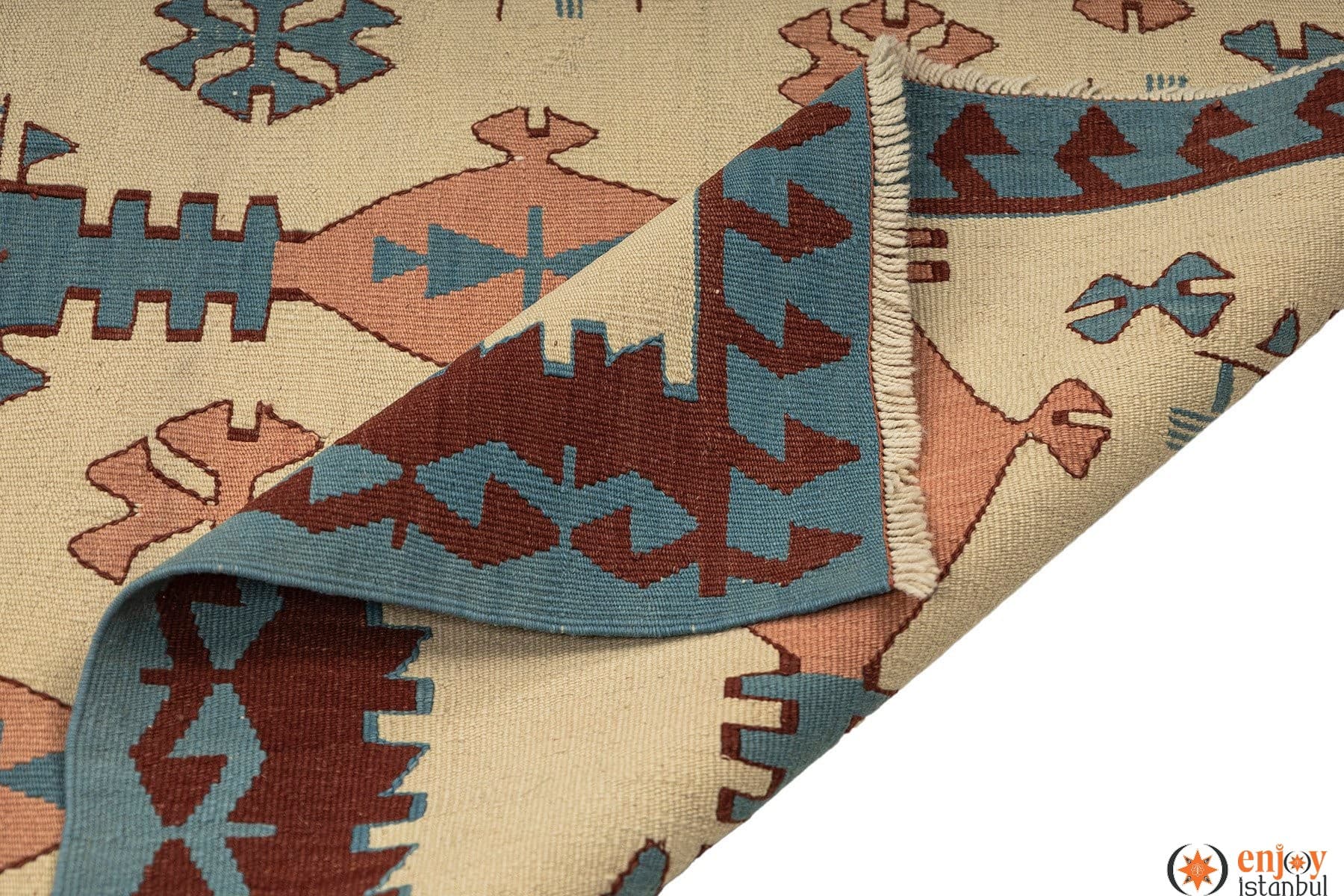 İmalat Kilim Rug (5.2 x 7.3 ft) - 130270