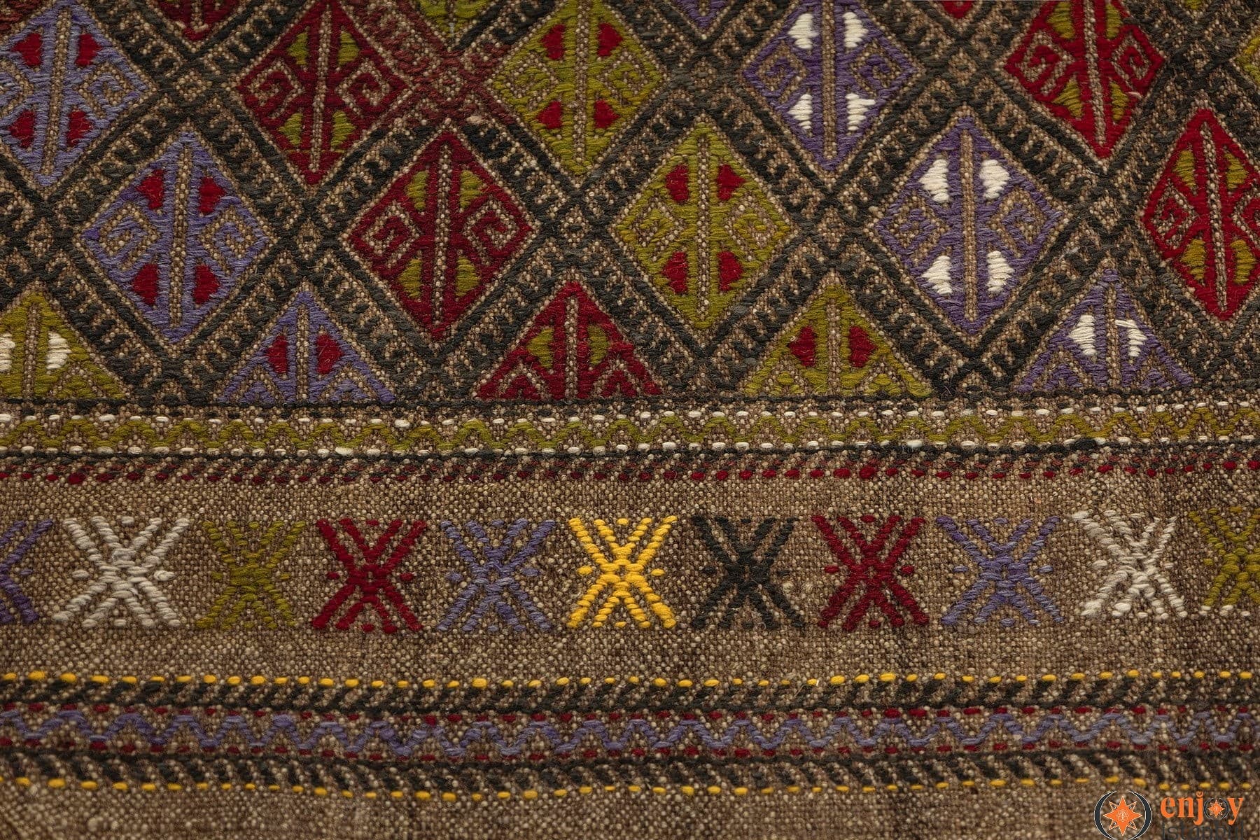 Konya Kilim Rug (4.0 x 5.9 ft) - 140358