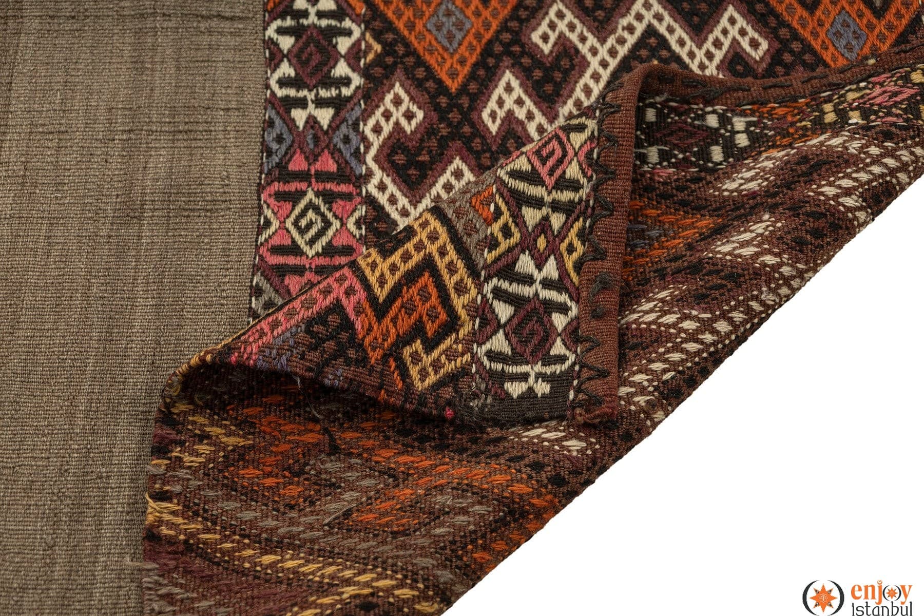 Bayburt Kilim Rug (3.3 x 4.8 ft) - 200159
