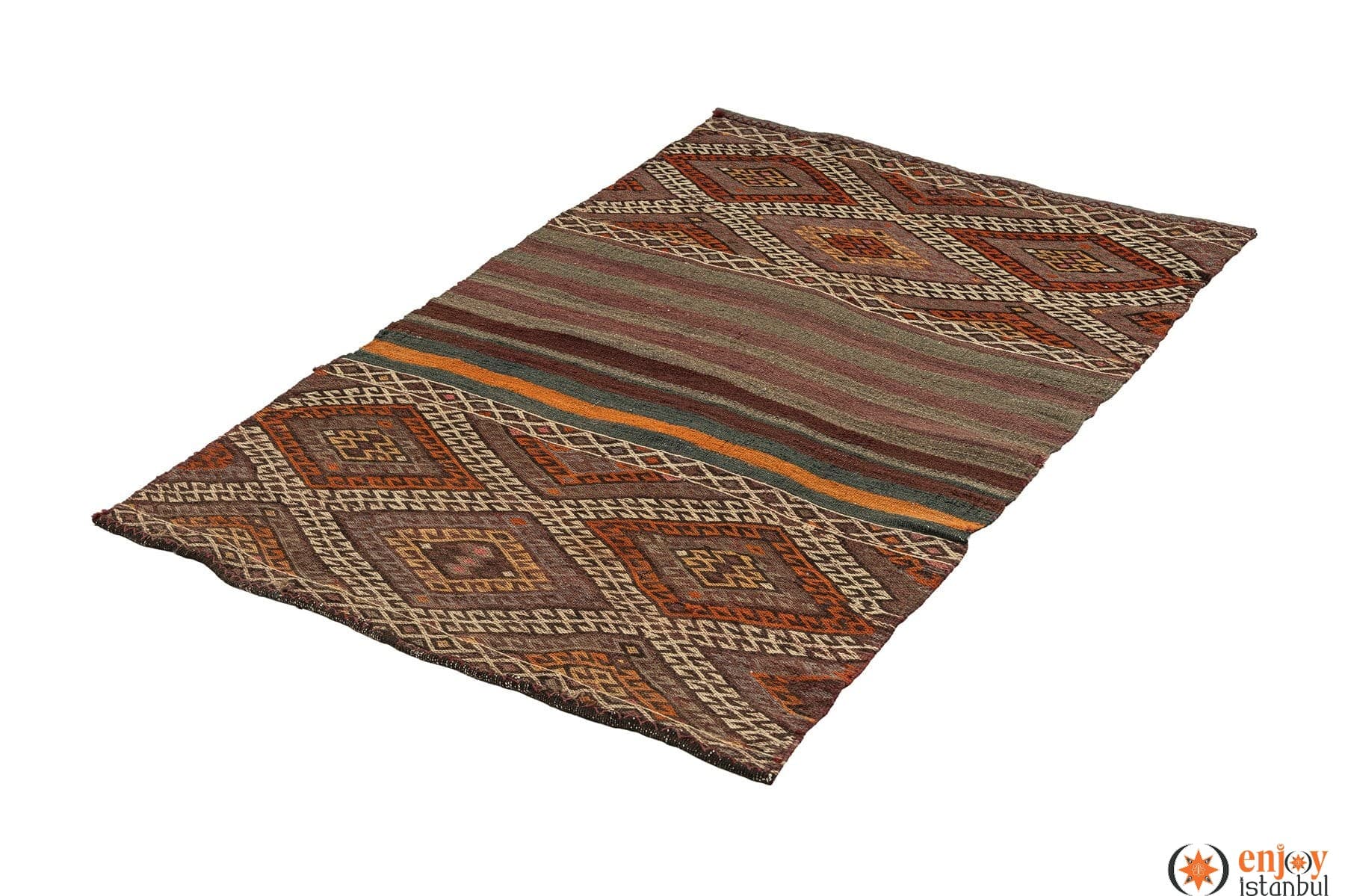Bayburt Kilim Rug (3.1 x 4.6 ft) - 200165