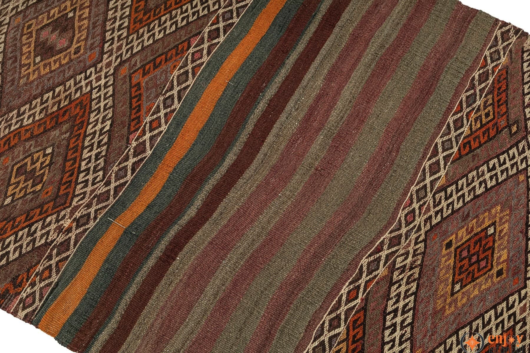 Bayburt Kilim Rug (3.1 x 4.6 ft) - 200165