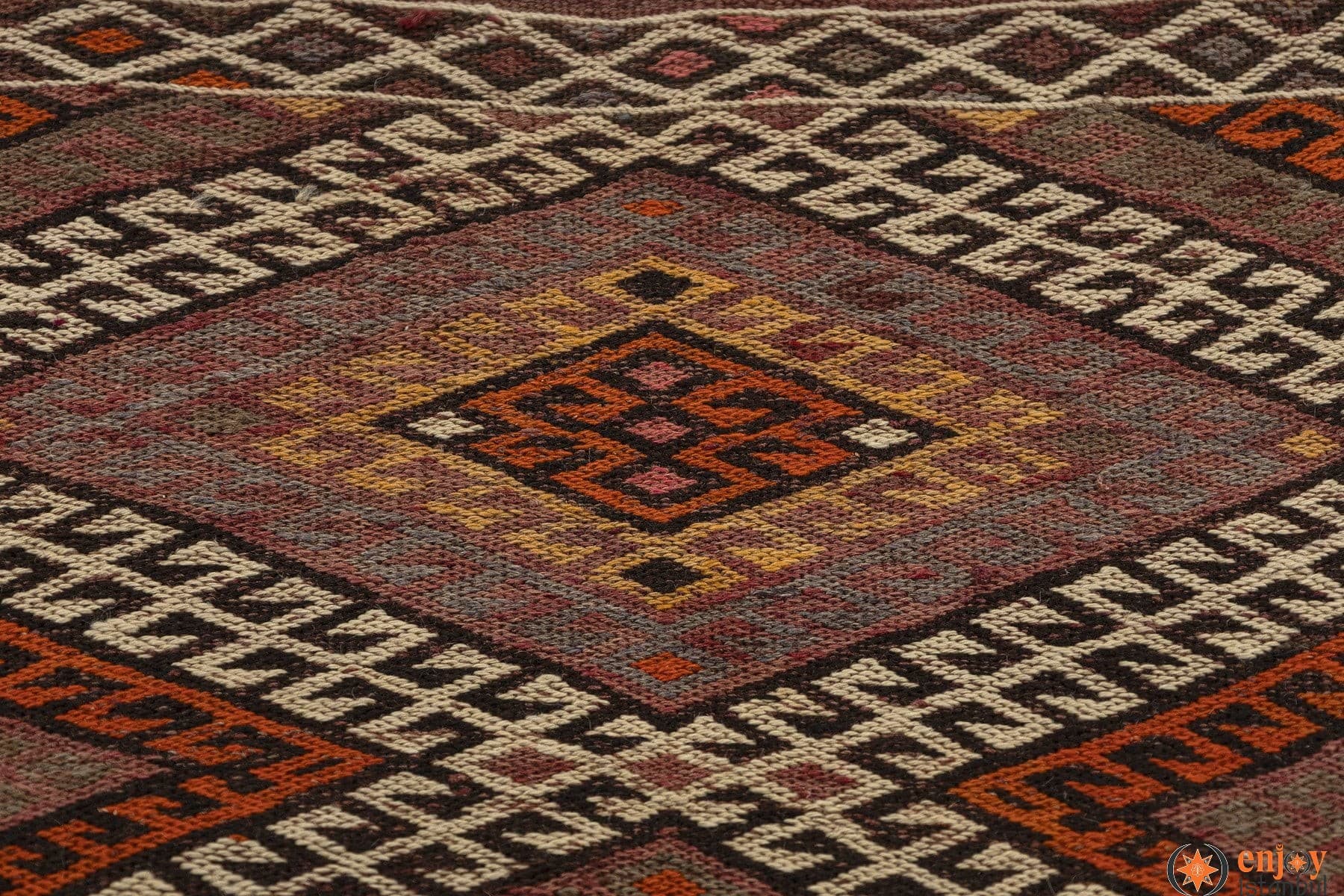 Bayburt Kilim Rug (3.1 x 4.6 ft) - 200165