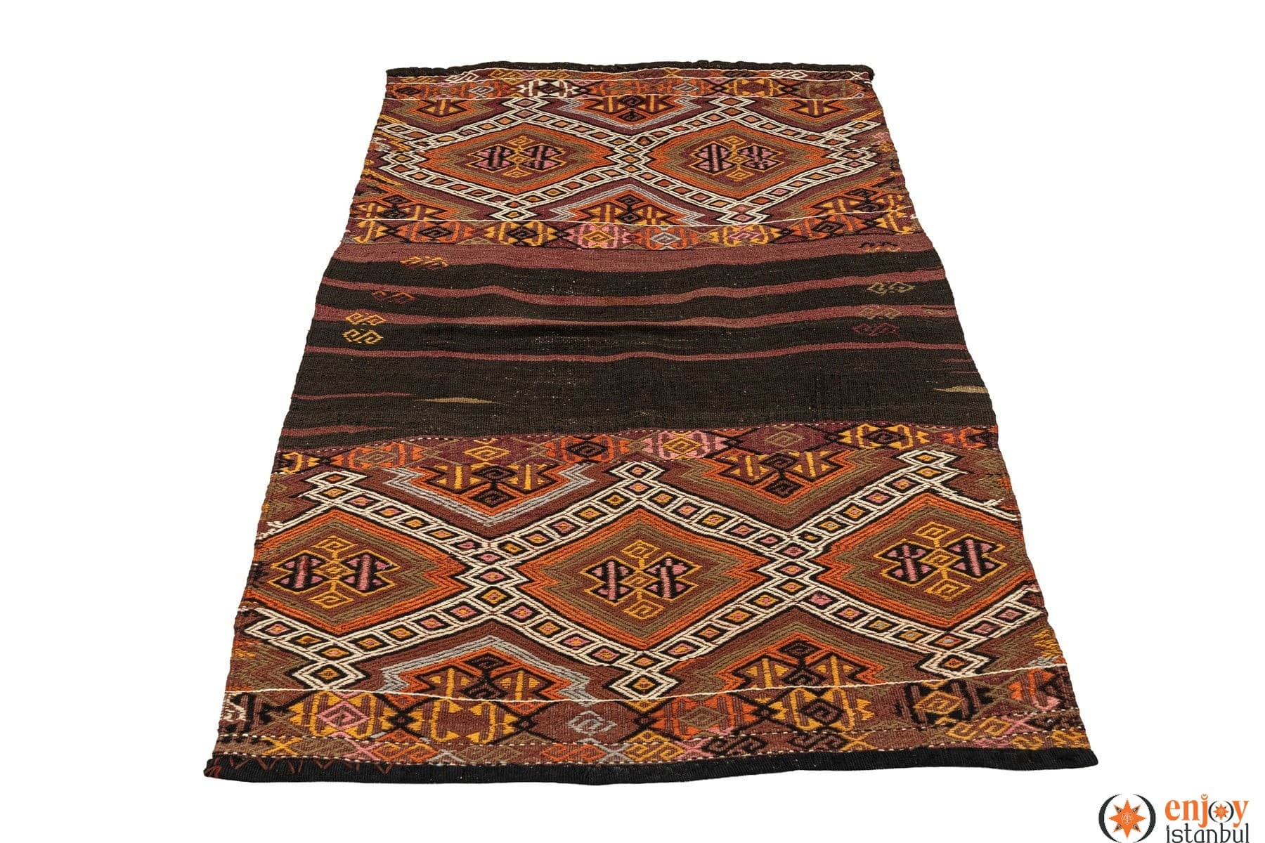 Bayburt Kilim Rug (3.2 x 4.9 ft) - 200168