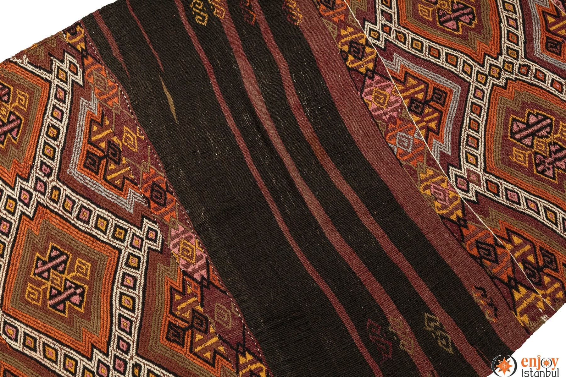 Bayburt Kilim Rug (3.2 x 4.9 ft) - 200168