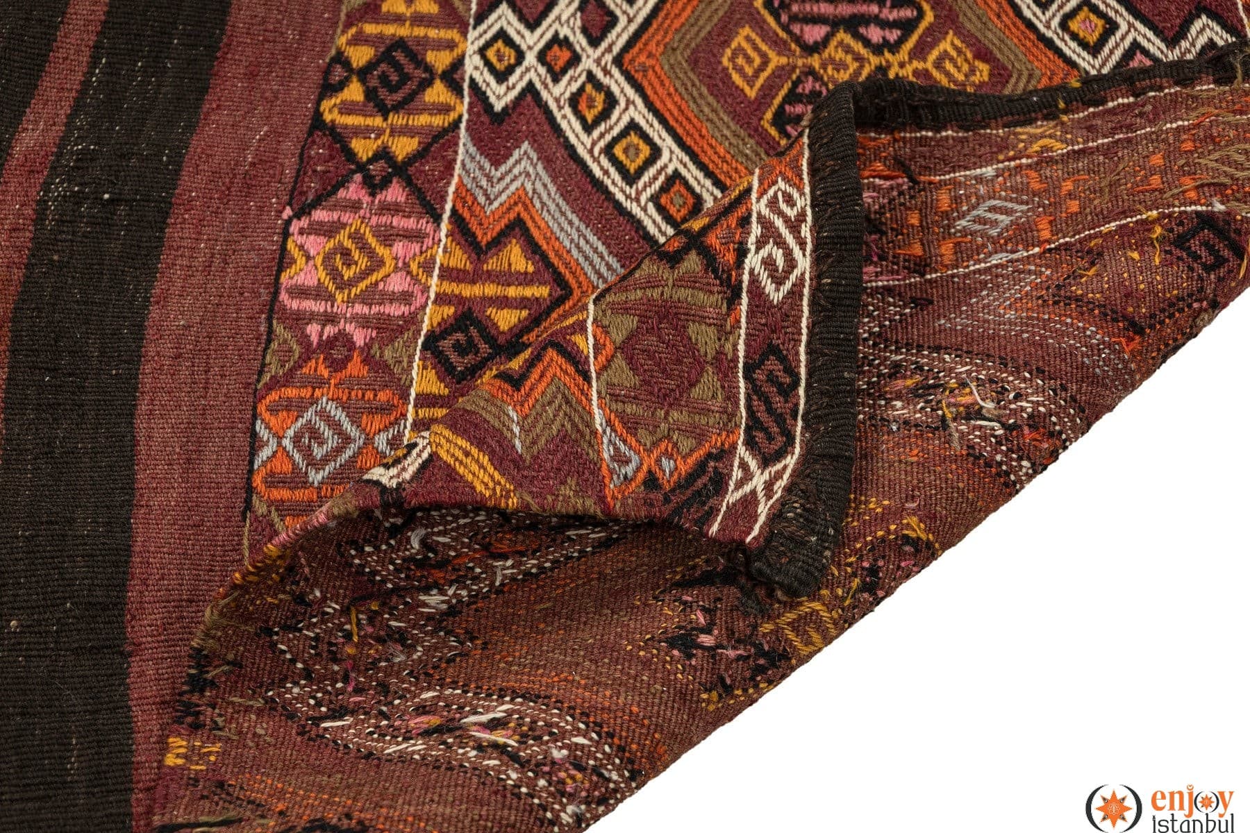 Bayburt Kilim Rug (3.2 x 4.9 ft) - 200168