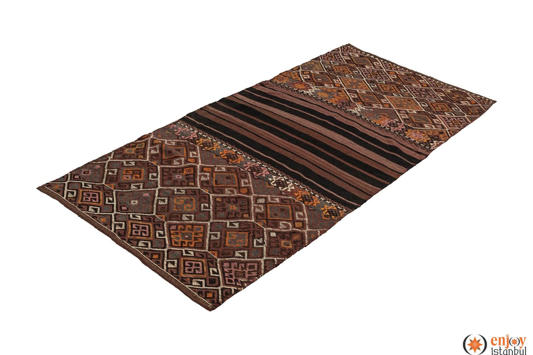 Bayburt Kilim Rug (3.2 x 6.5 ft) - 220516