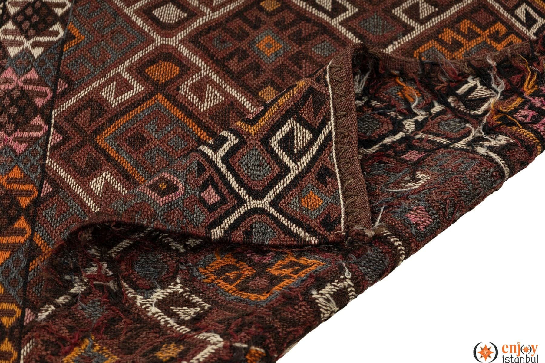 Bayburt Kilim Rug (3.2 x 6.5 ft) - 220516