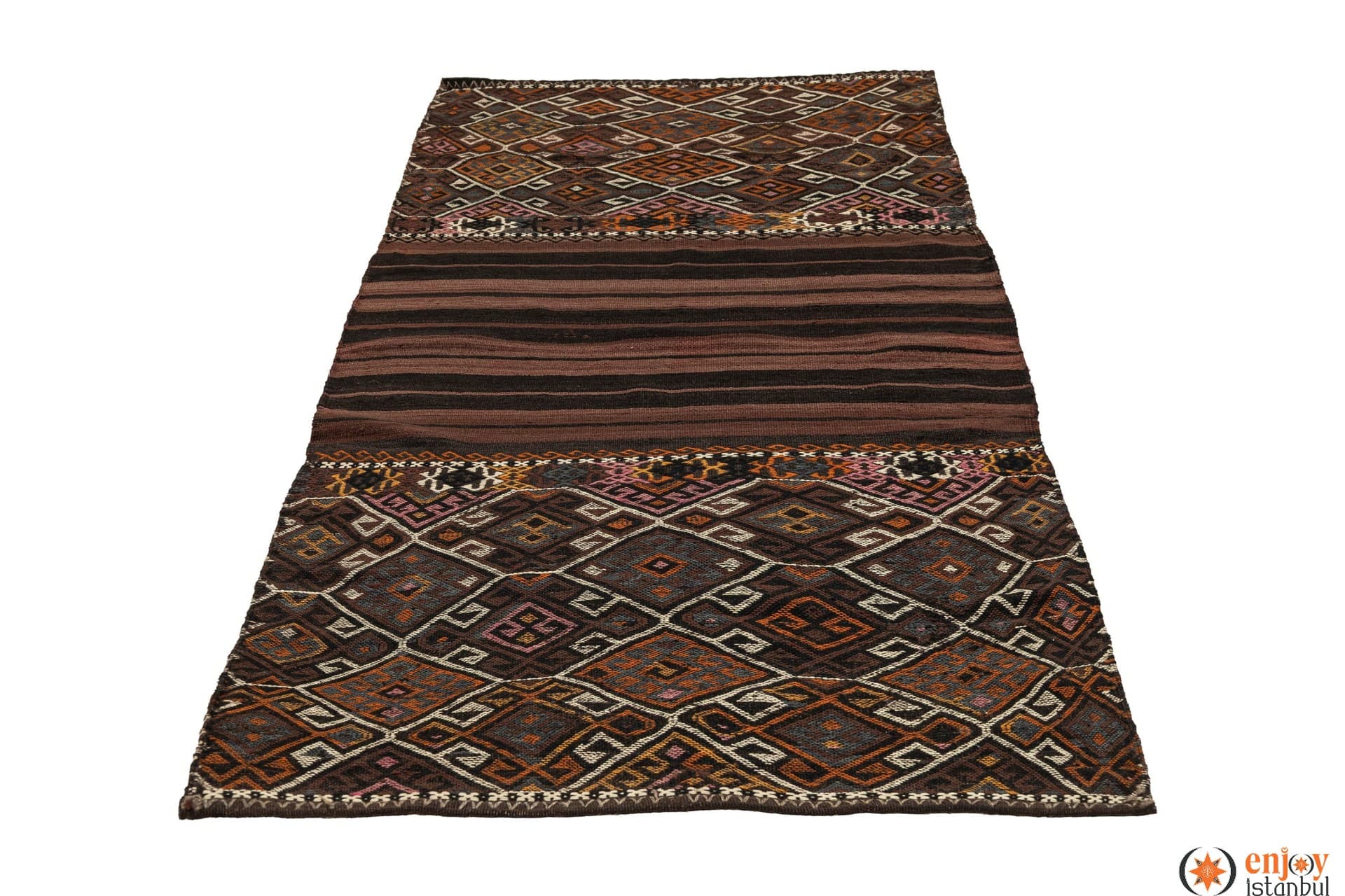 Bayburt Kilim Rug (3.3 x 6.6 ft) - 220524