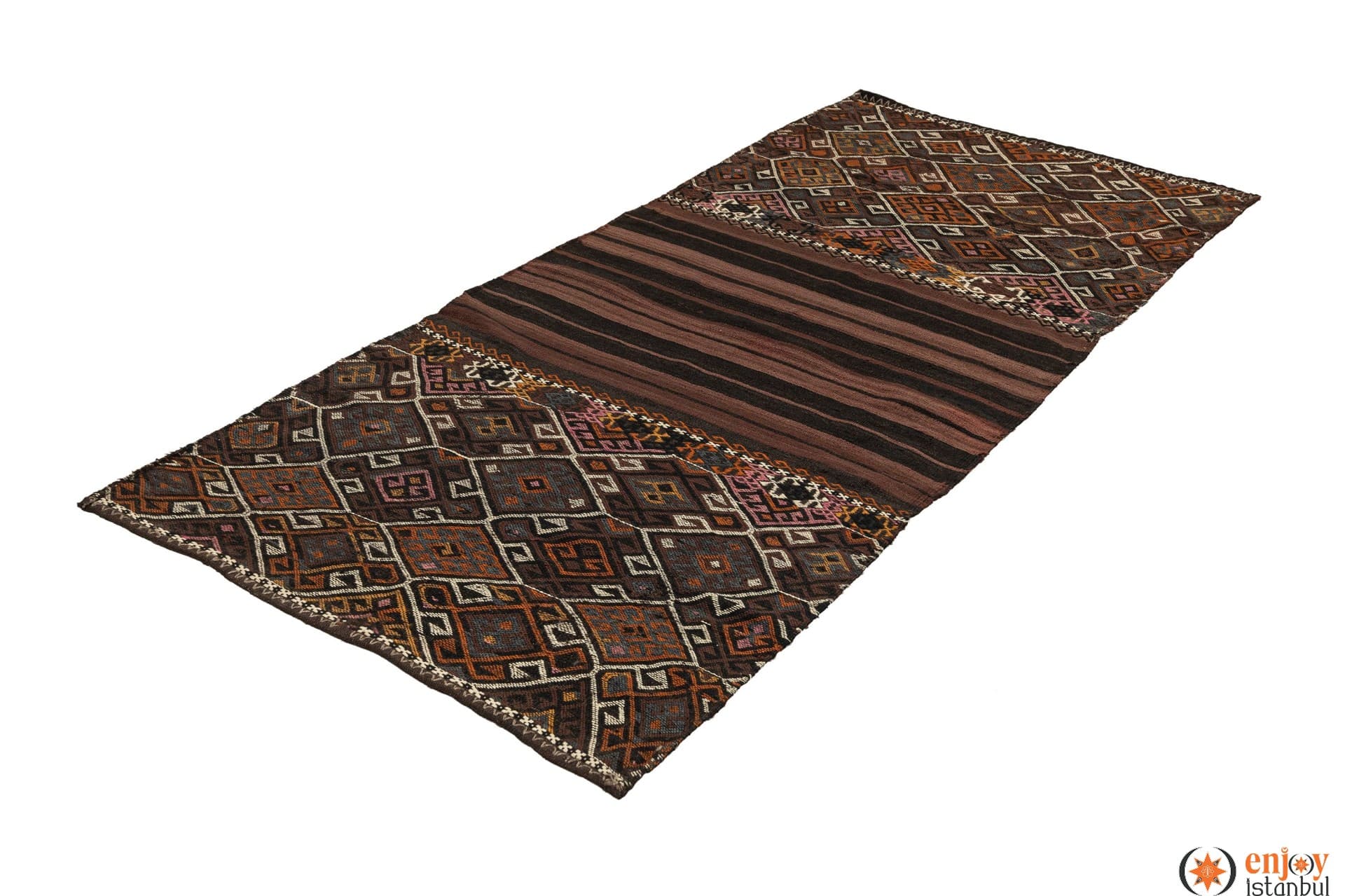 Bayburt Kilim Rug (3.3 x 6.6 ft) - 220524