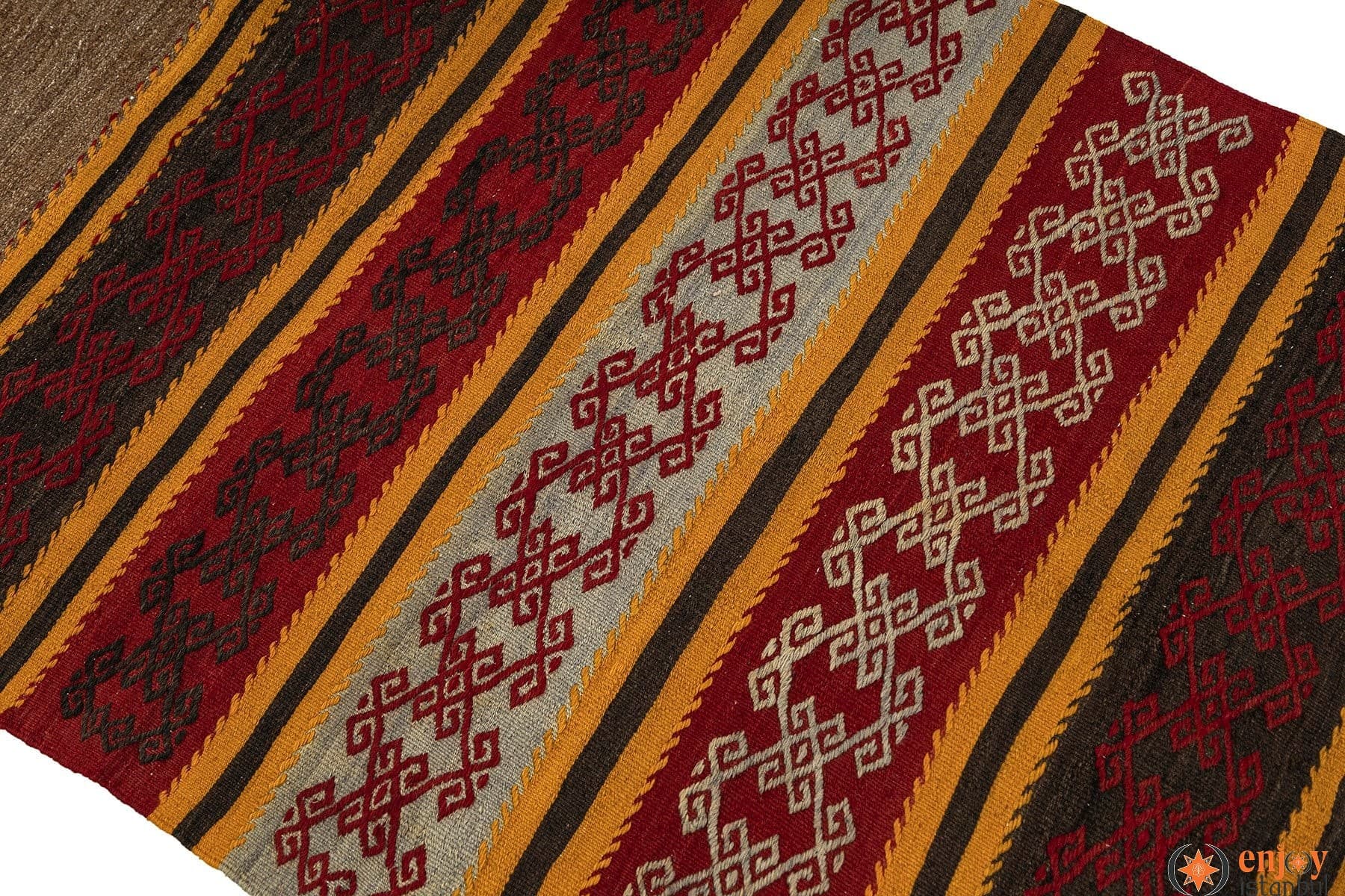 Bayburt Kilim Rug (3.6 x 5.1 ft) - 240002