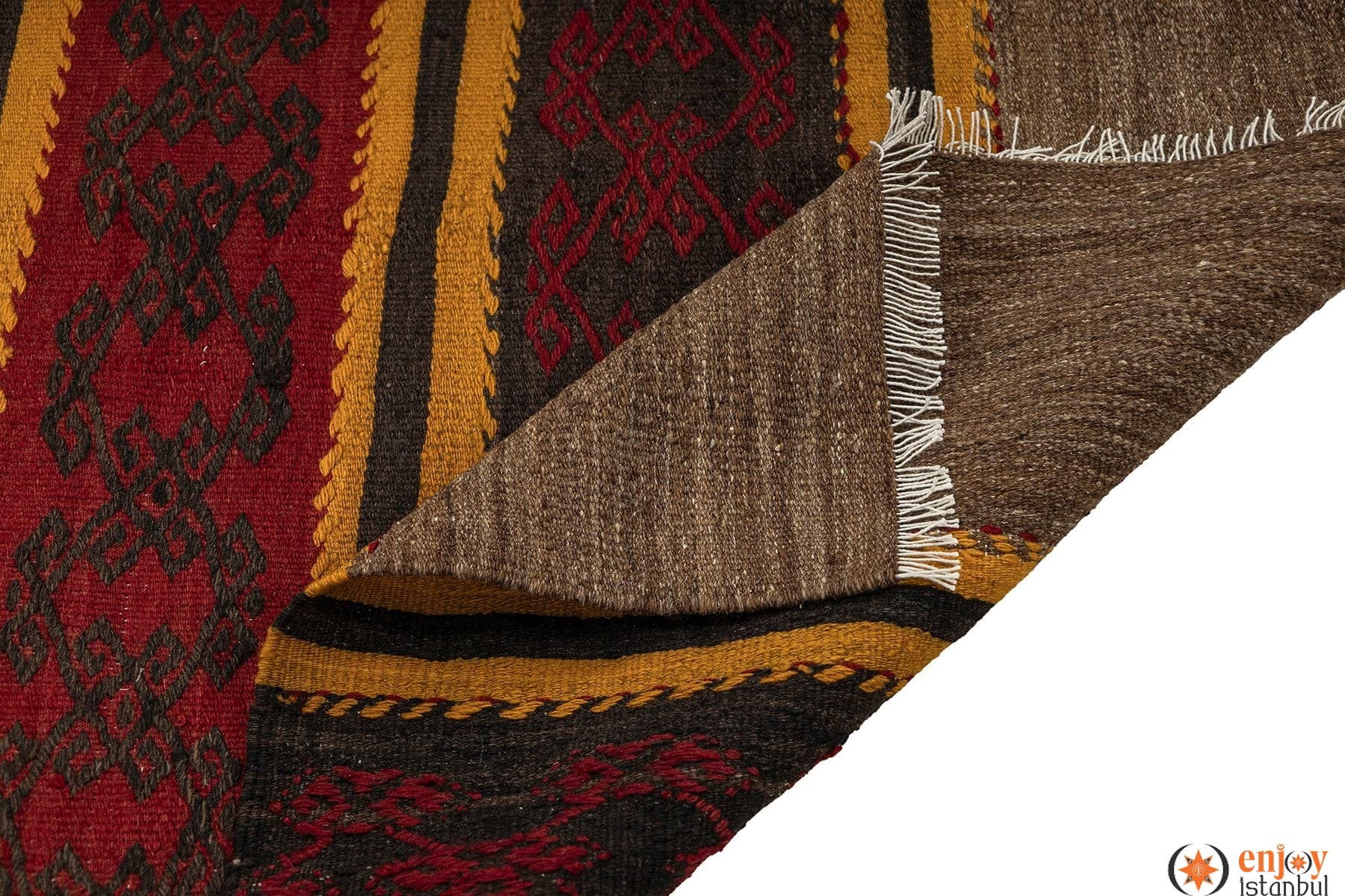 Bayburt Kilim Rug (3.6 x 5.1 ft) - 240002
